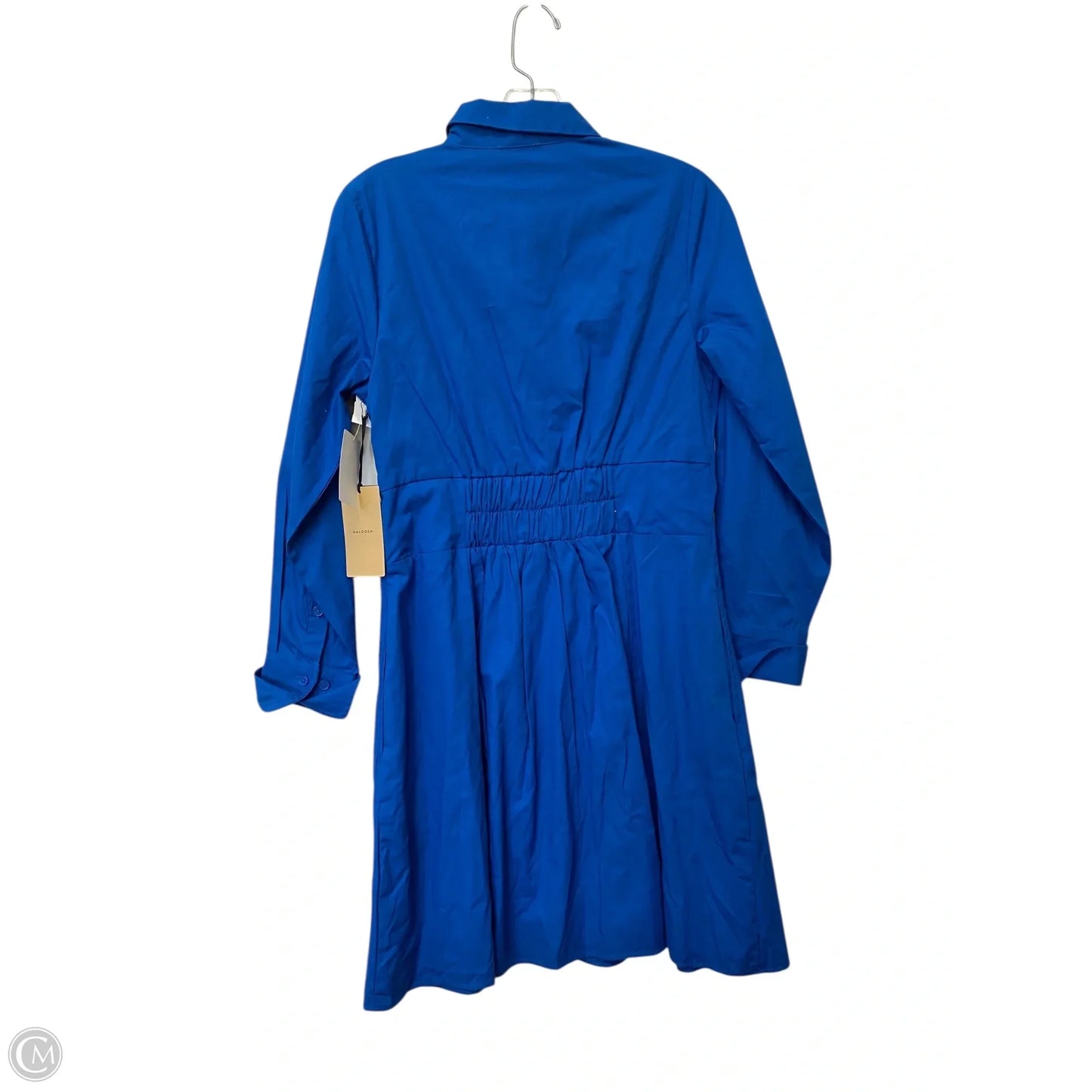 Dress Casual Midi By Halogen In Blue, Size: Xs