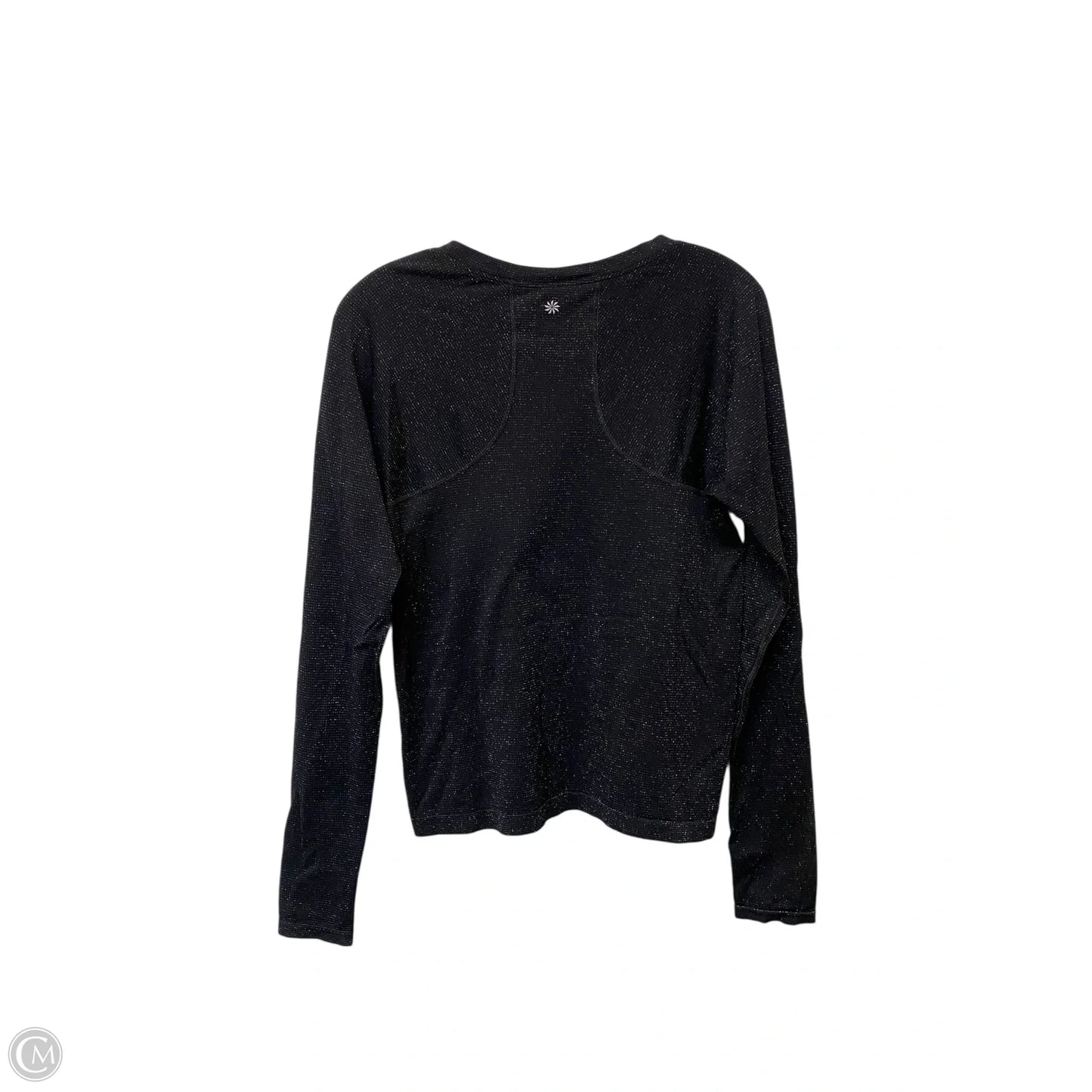 Athletic Top Long Sleeve Crewneck By Athleta In Black, Size: M