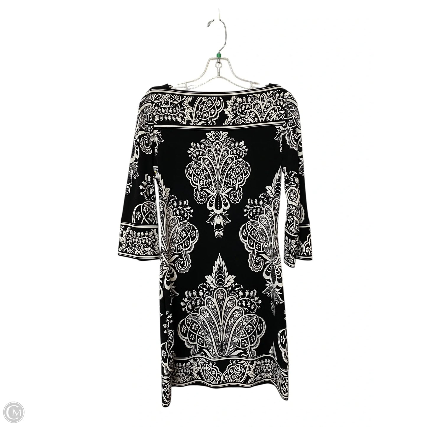 Dress Casual Midi By White House Black Market In Black, Size: Xs
