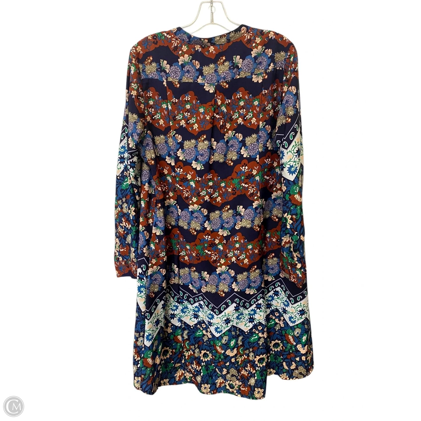 Dress Casual Midi By Clothes Mentor In Floral Print, Size: 1x