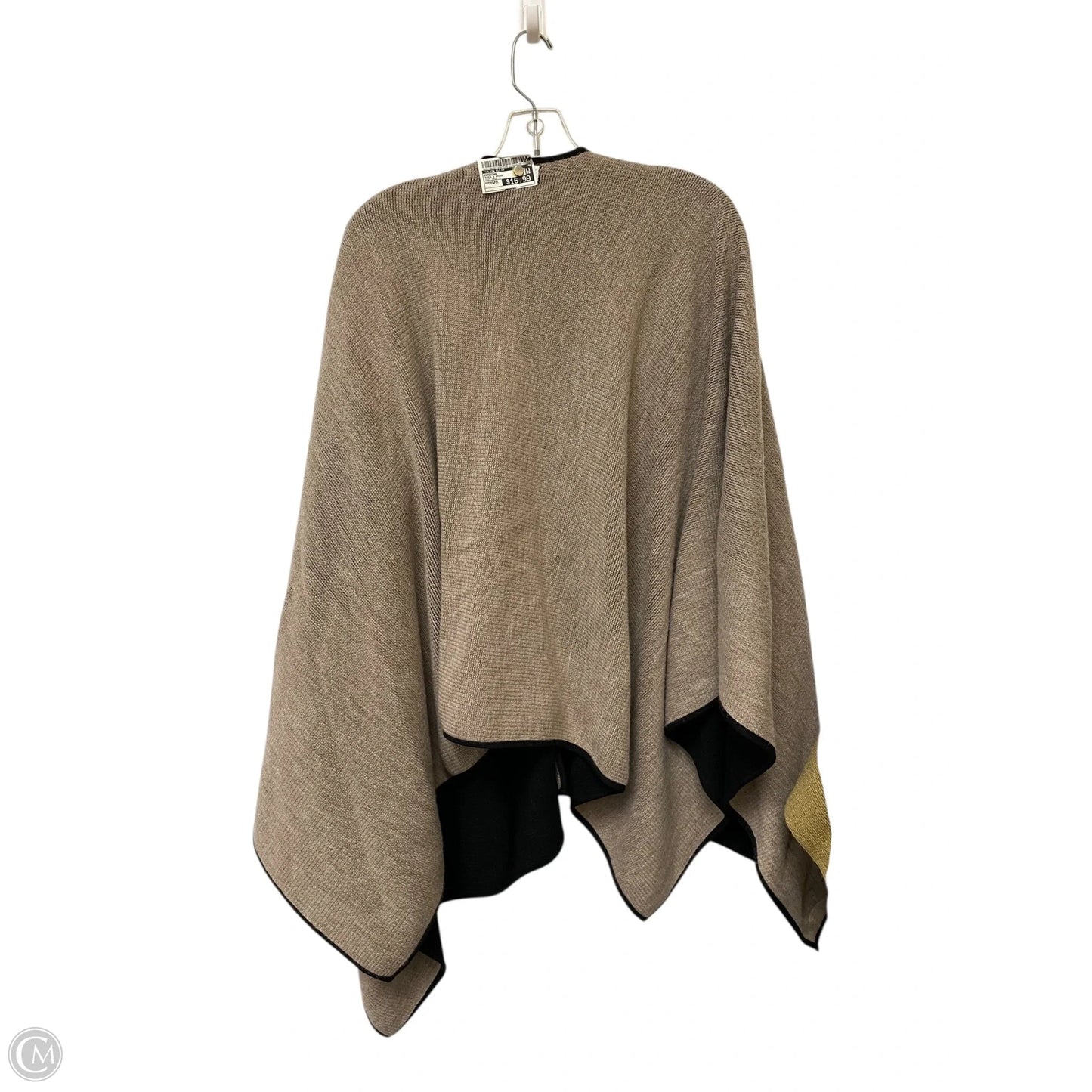 Cardigan By Calvin Klein In Black & Brown, Size: Osfm