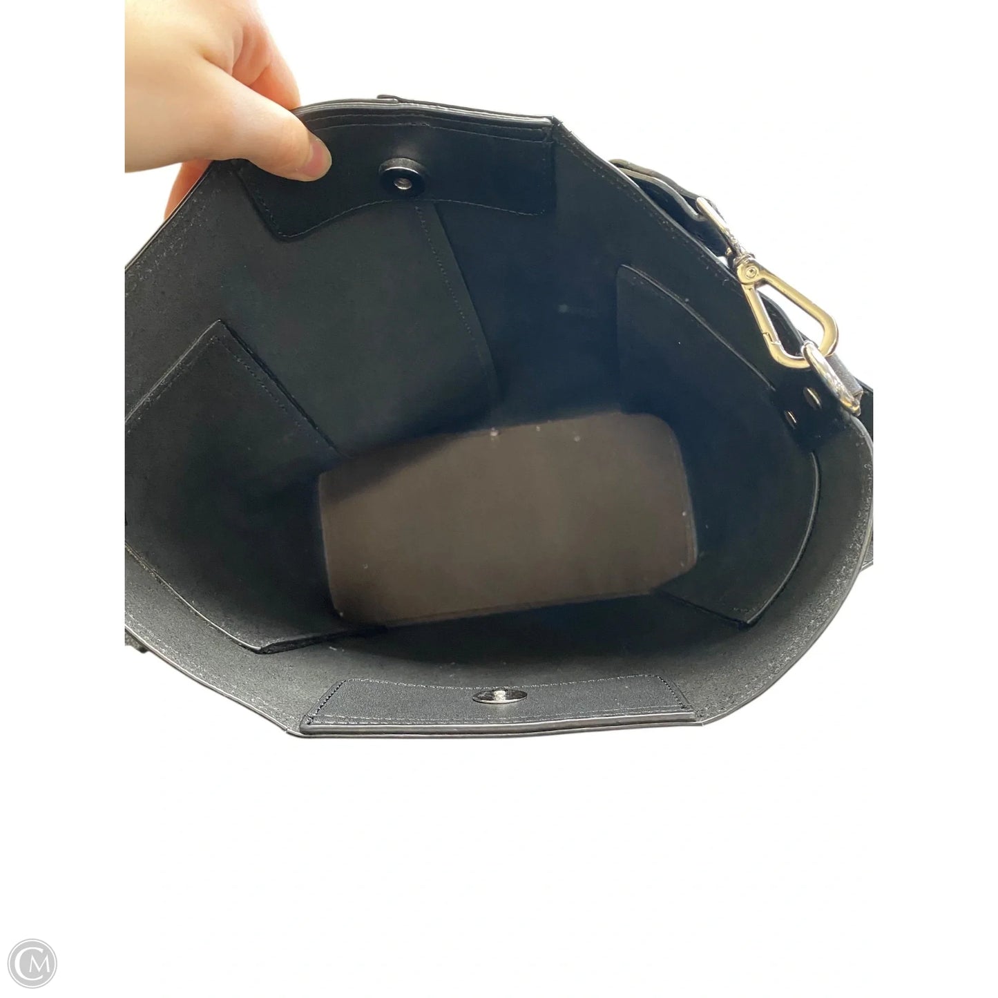 Handbag Leather By Clothes Mentor, Size: Large