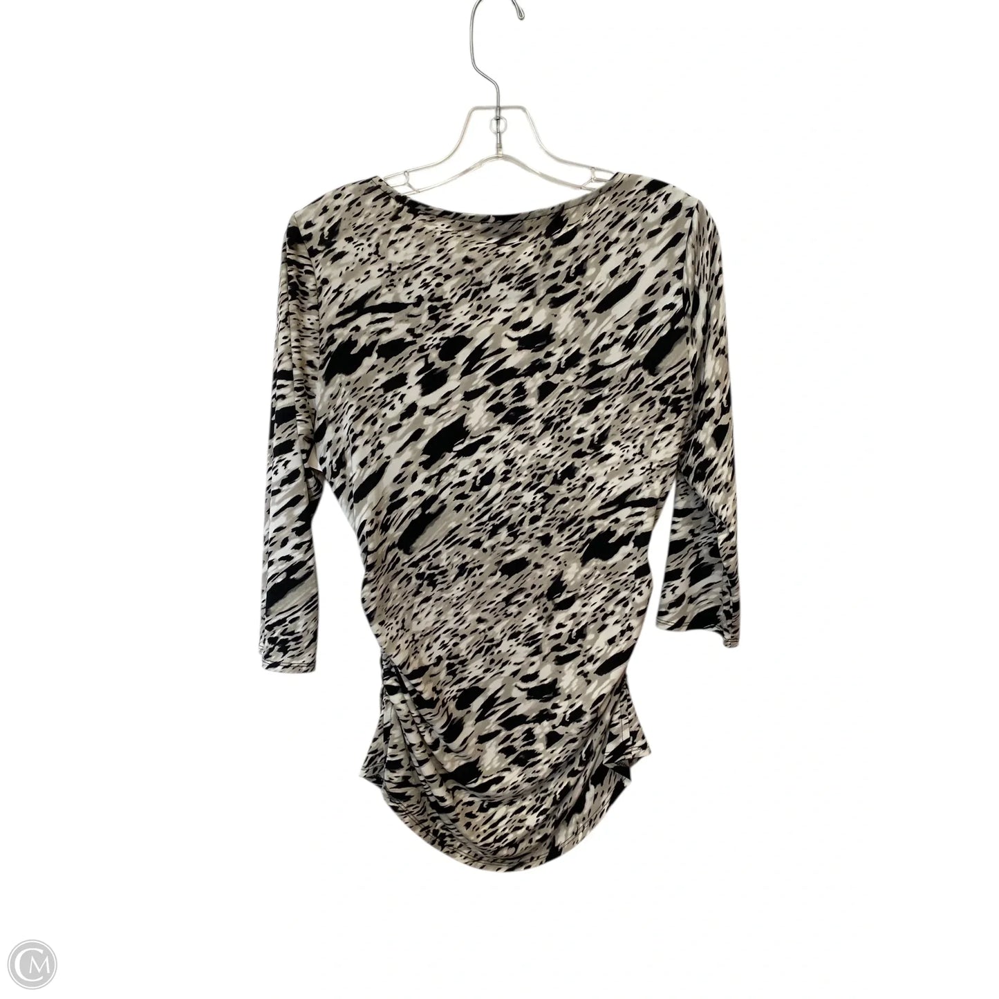 Top Long Sleeve By Vince Camuto In Animal Print, Size: M