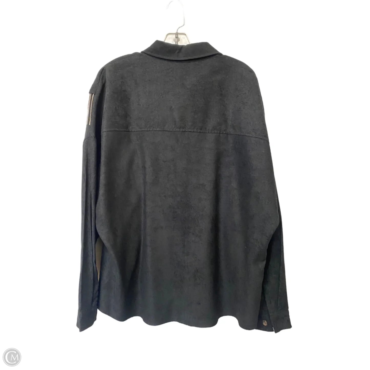 Jacket Shirt By Cmf In Black, Size: Xxl