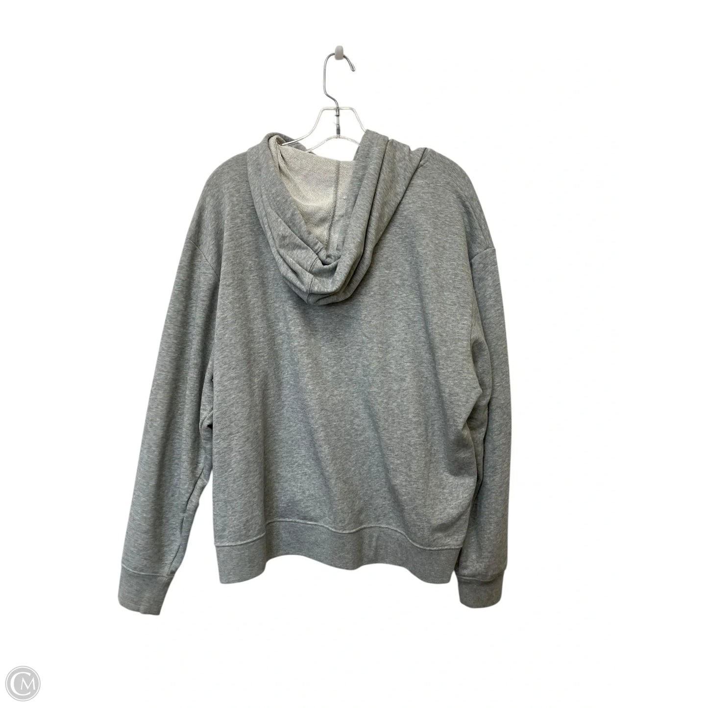 Sweatshirt Hoodie By Nike Apparel In Grey, Size: L