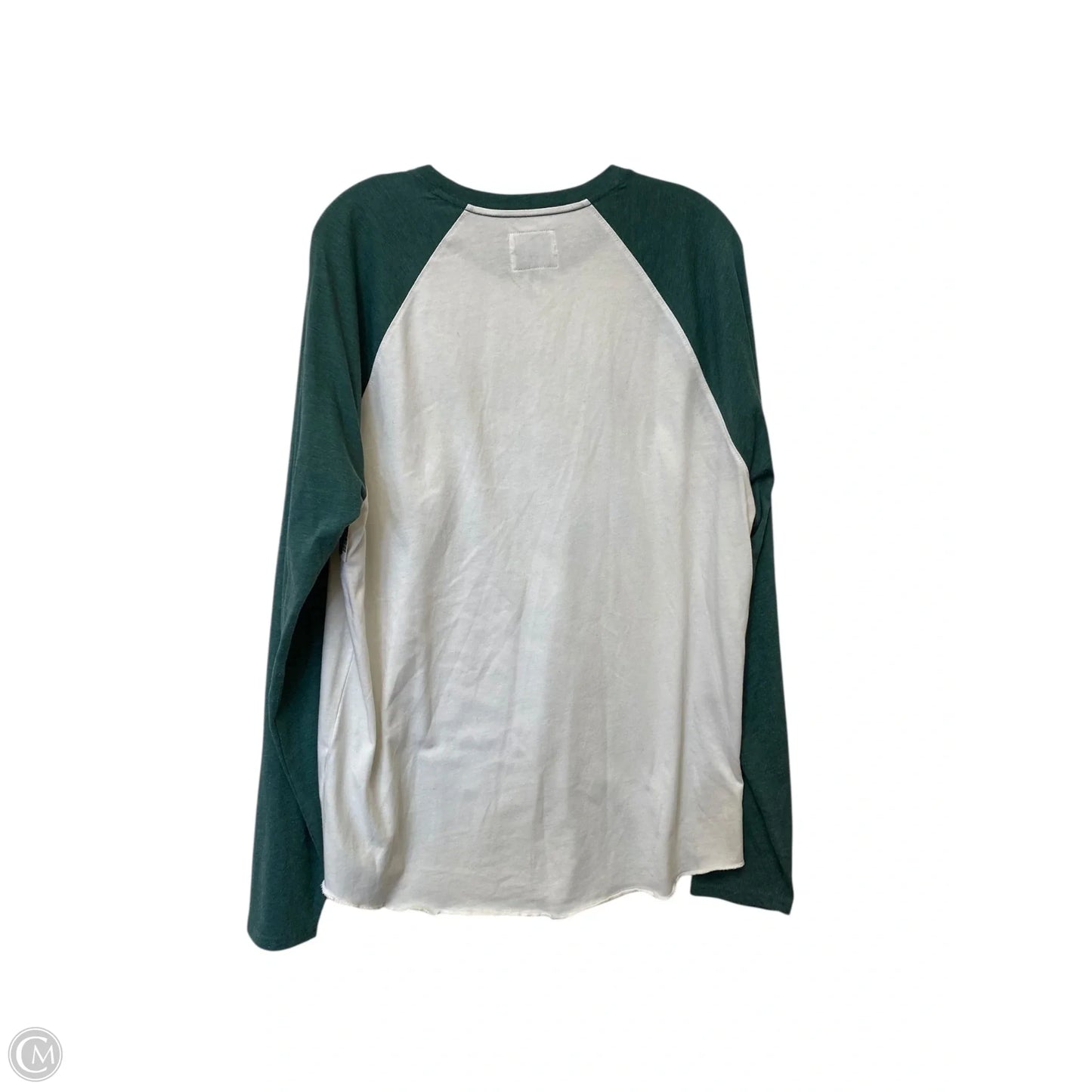 Top Long Sleeve By Abercrombie And Fitch In Cream, Size: L