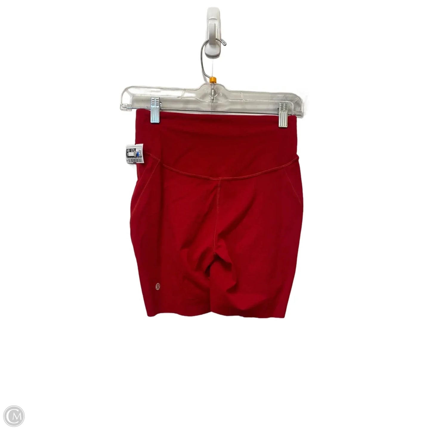 Athletic Shorts By Lululemon In Red, Size: 6