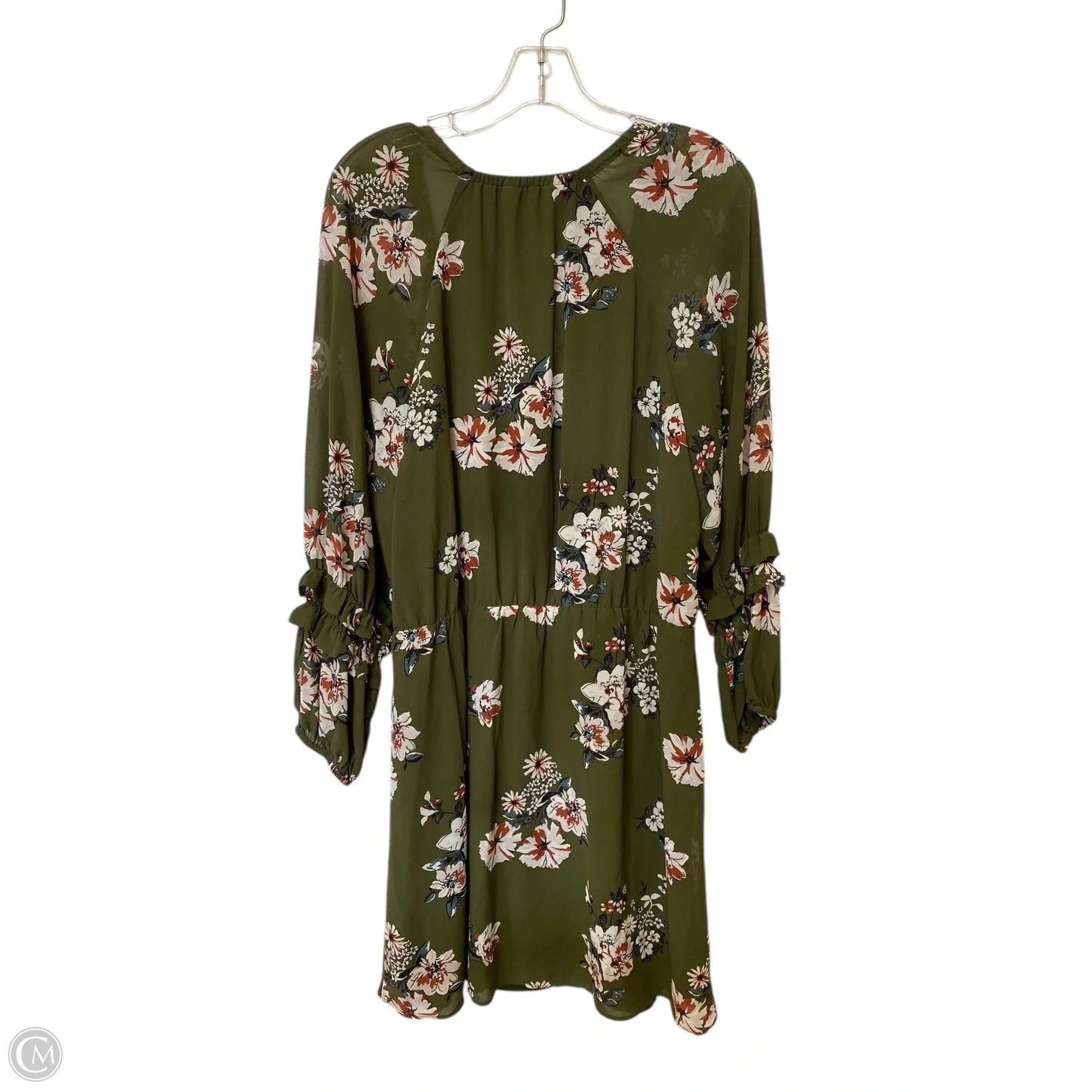 Dress Casual Midi By Krazy Kat In Green, Size: L