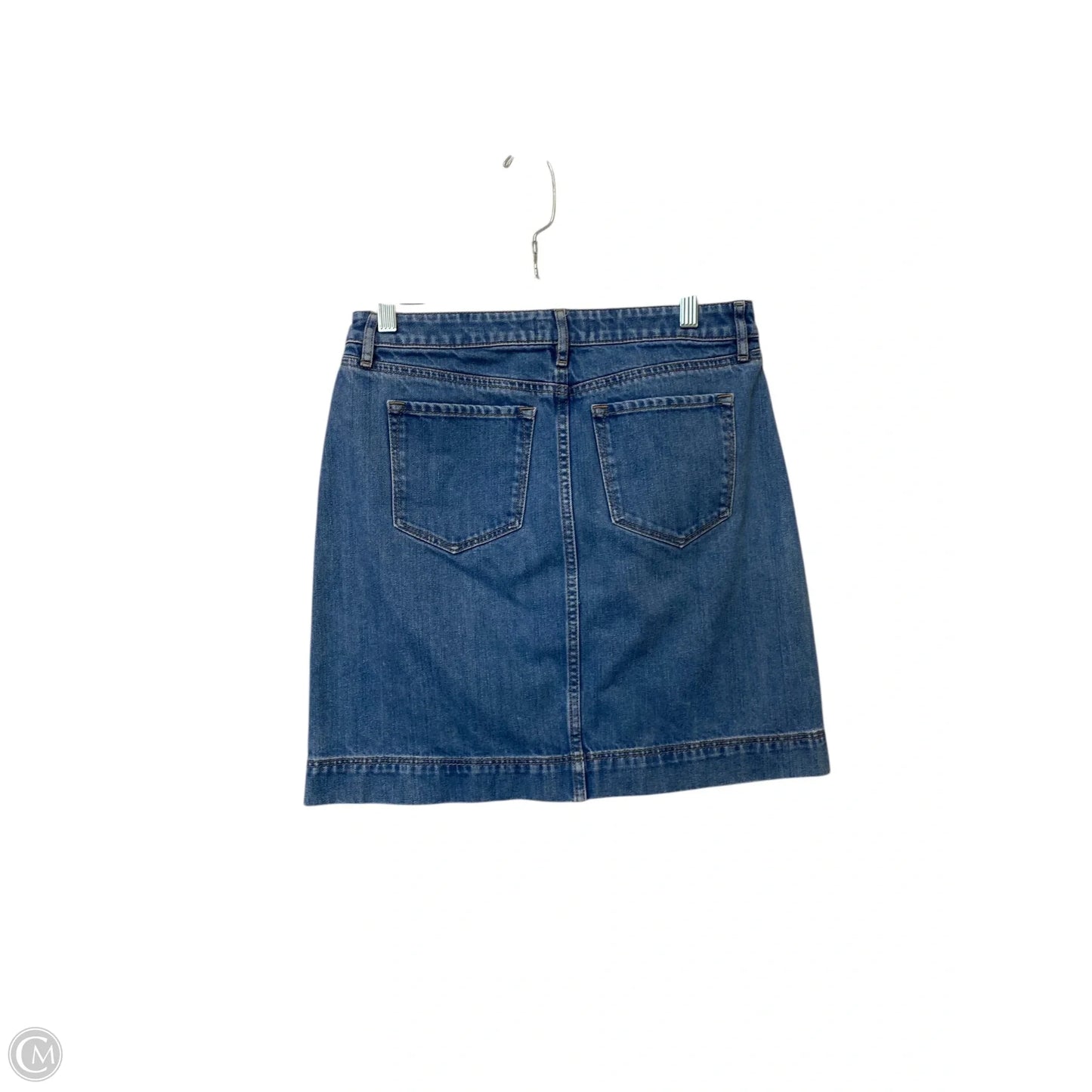 Skirt Mini & Short By Loft In Blue Denim, Size: 4