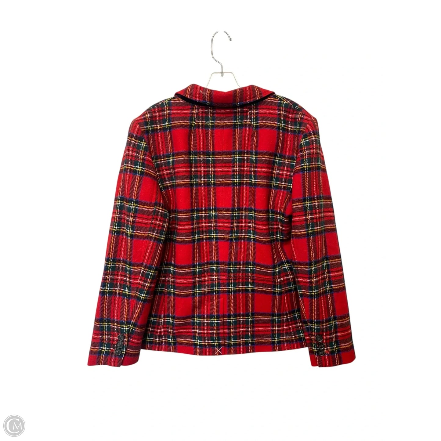 Blazer By Talbots In Plaid Pattern, Size: 16