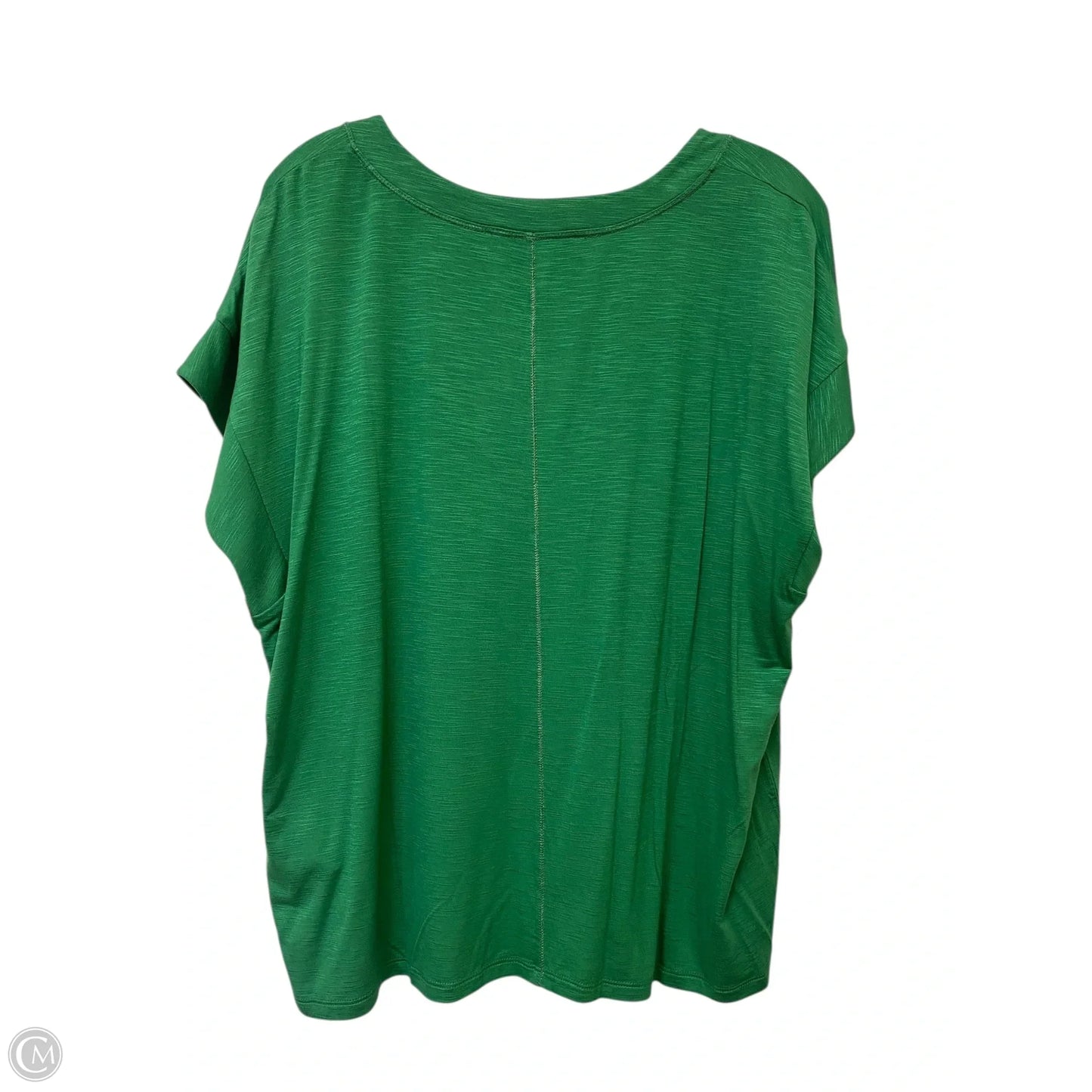 Top Short Sleeve Basic By White House Black Market In Green, Size: Xl