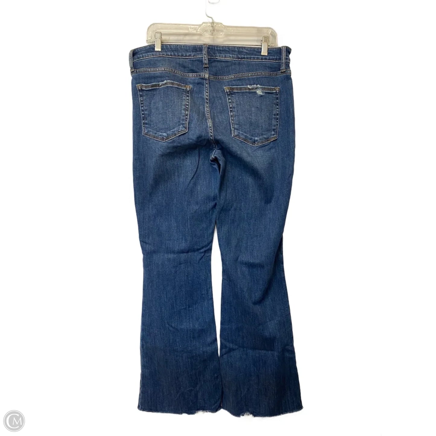 Jeans Flared By Kut In Blue Denim, Size: 10