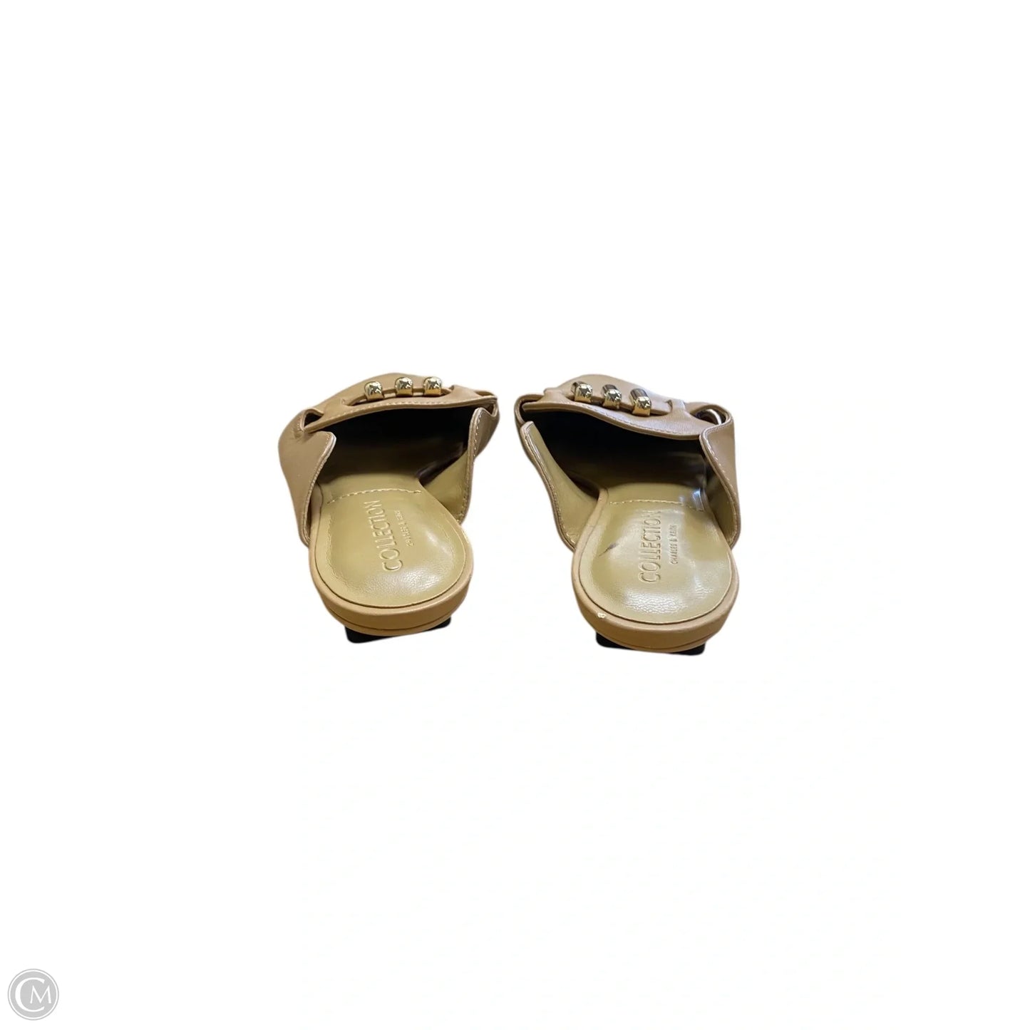 Shoes Heels Kitten By Clothes Mentor In Tan, Size: 5