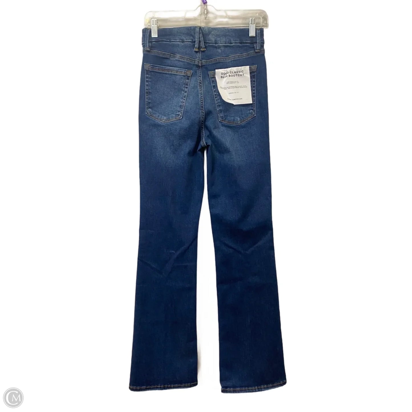 Jeans Boot Cut By Good American In Blue Denim, Size: 6