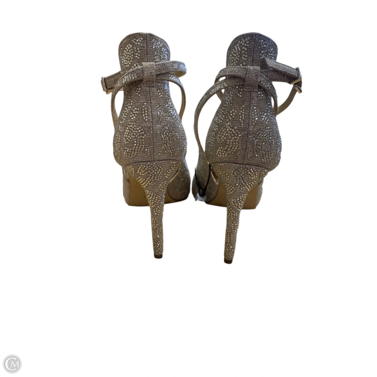 Shoes Heels Stiletto By Gianni Bini In Gold, Size: 8