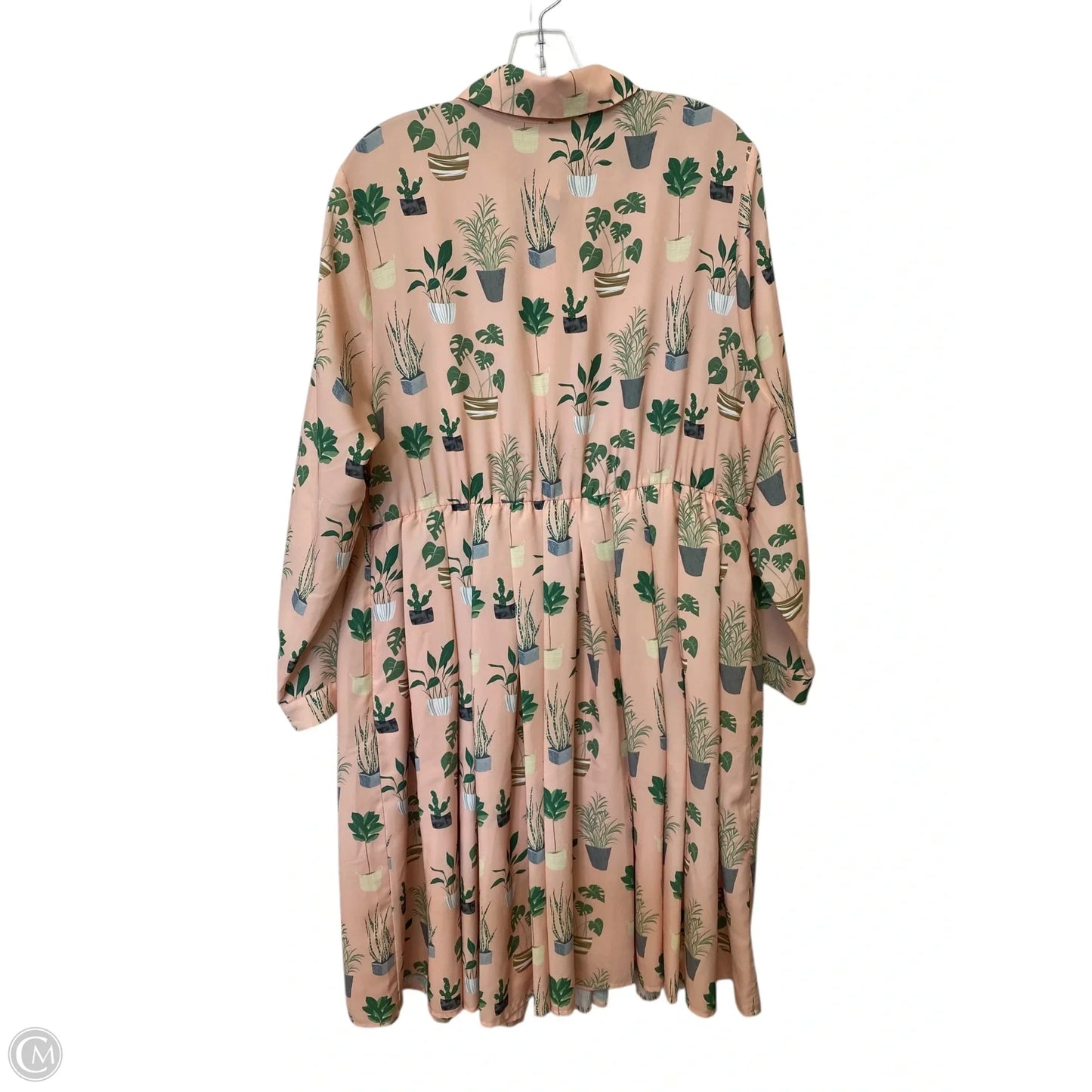 Dress Casual Midi By Eloquii In Floral Print, Size: 18