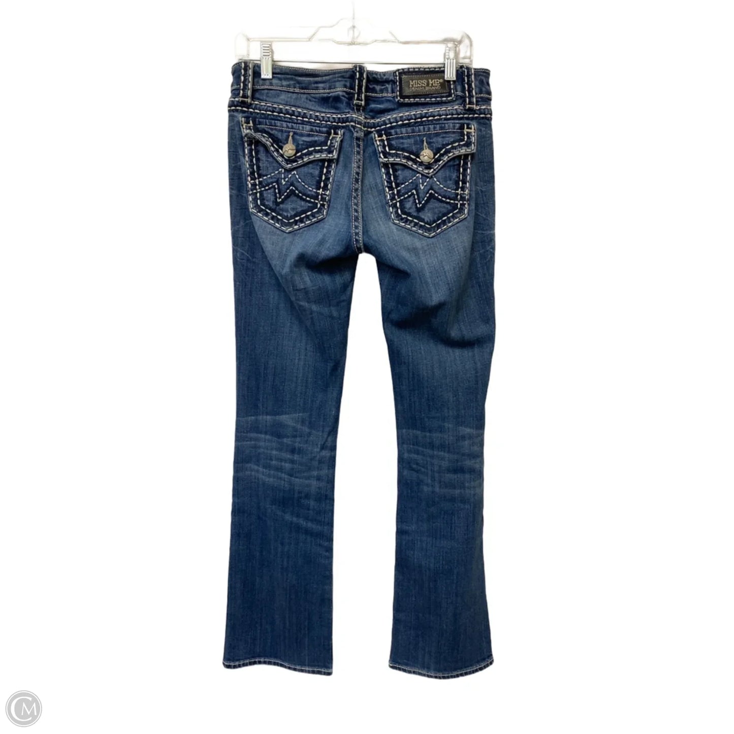 Jeans Boot Cut By Miss Me In Blue Denim, Size: 10