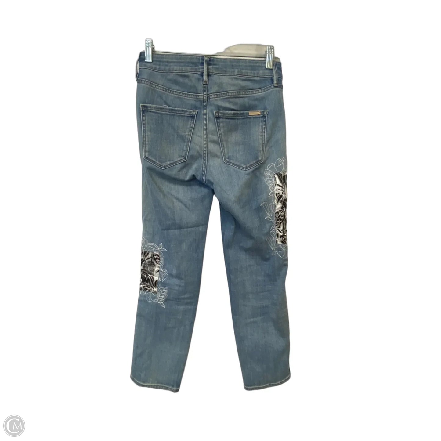 Jeans Straight By White House Black Market In Blue Denim, Size: 0