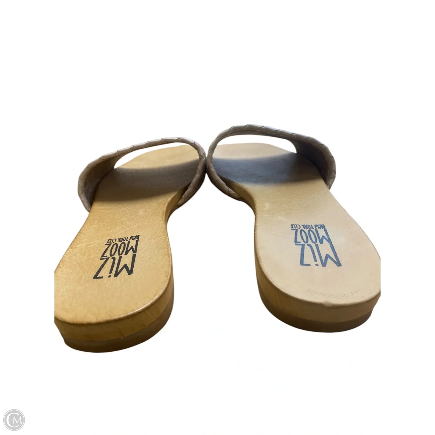 Sandals Flip Flops By Miz Mooz In Tan, Size: 7