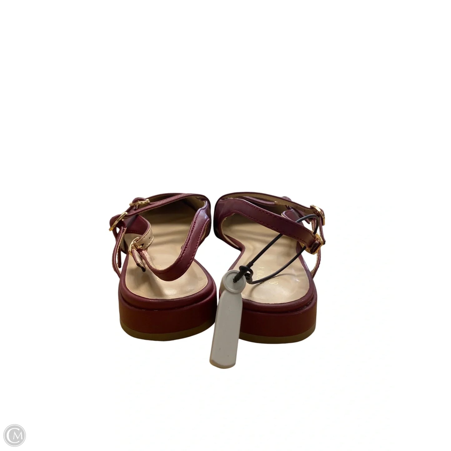 Shoes Flats By Crown And Ivy In Maroon, Size: 8