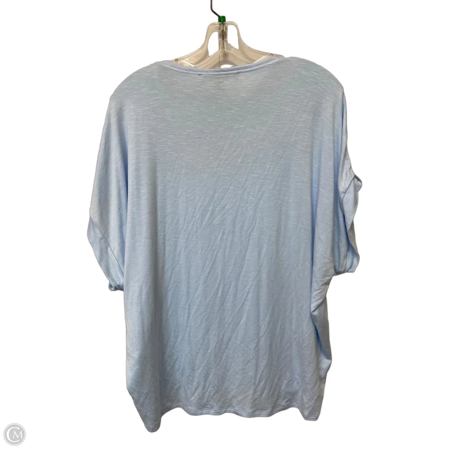 Top Short Sleeve By White House Black Market In Blue, Size: S