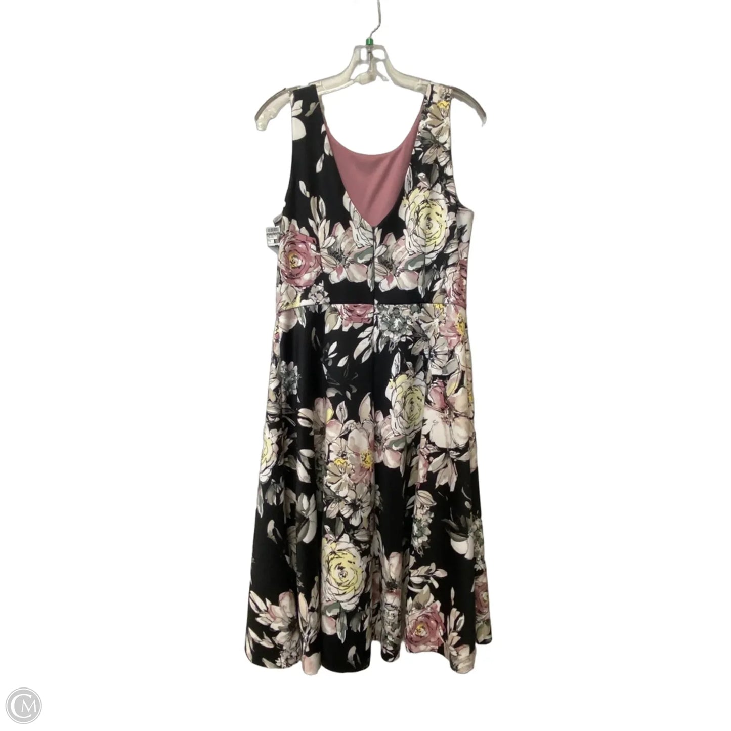 Dress Party Midi By White House Black Market In Floral Print, Size: 6