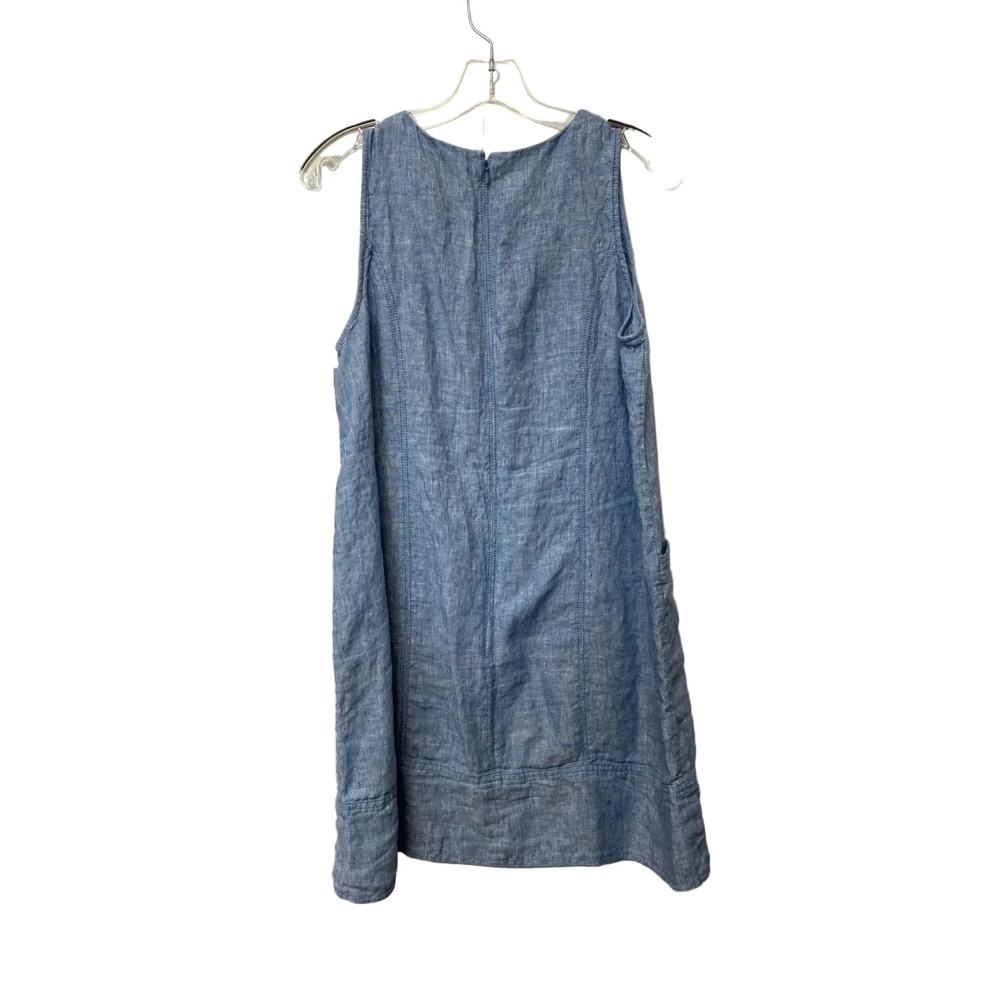 Dress Casual Midi By Loft In Blue, Size: 8