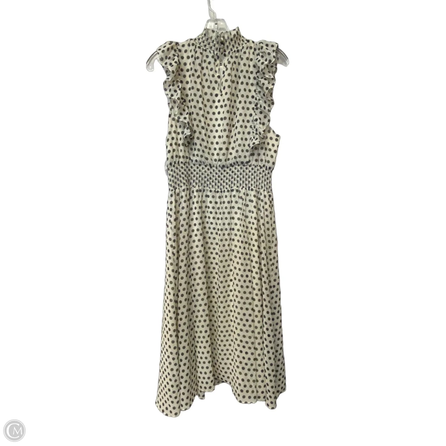 Dress Casual Midi By Alexia Admor In Polkadot Pattern, Size: 10