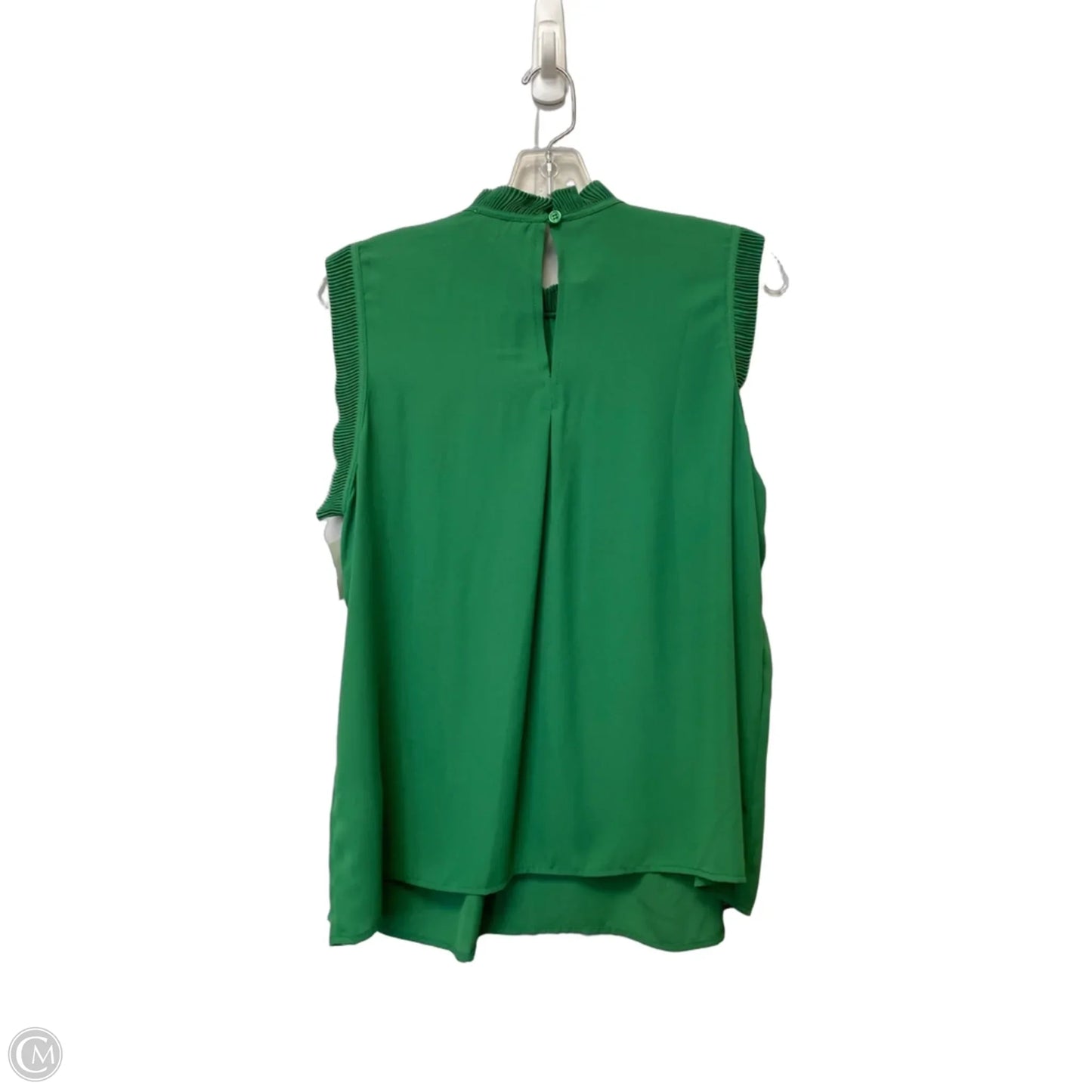 Top Sleeveless By Max Studio In Green, Size: L