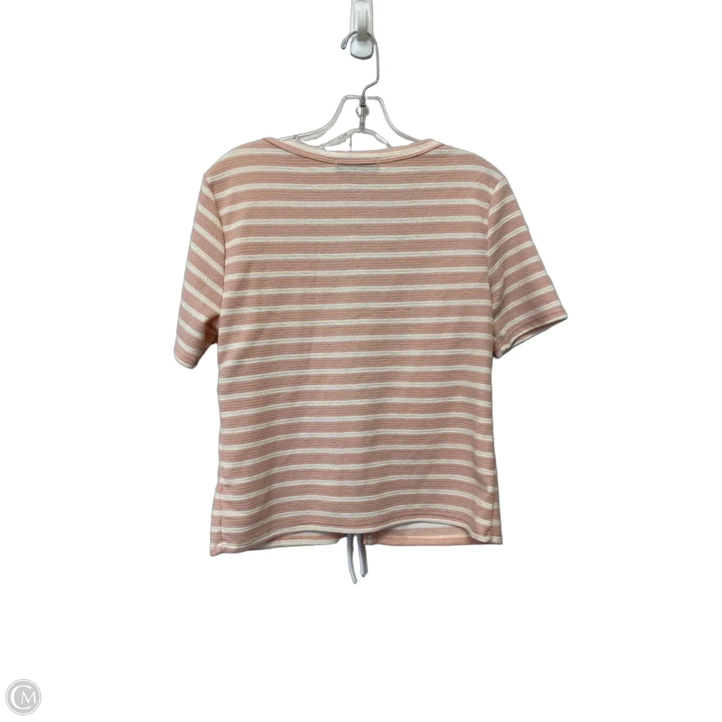 Top Short Sleeve By Clothes Mentor In Striped Pattern, Size: M