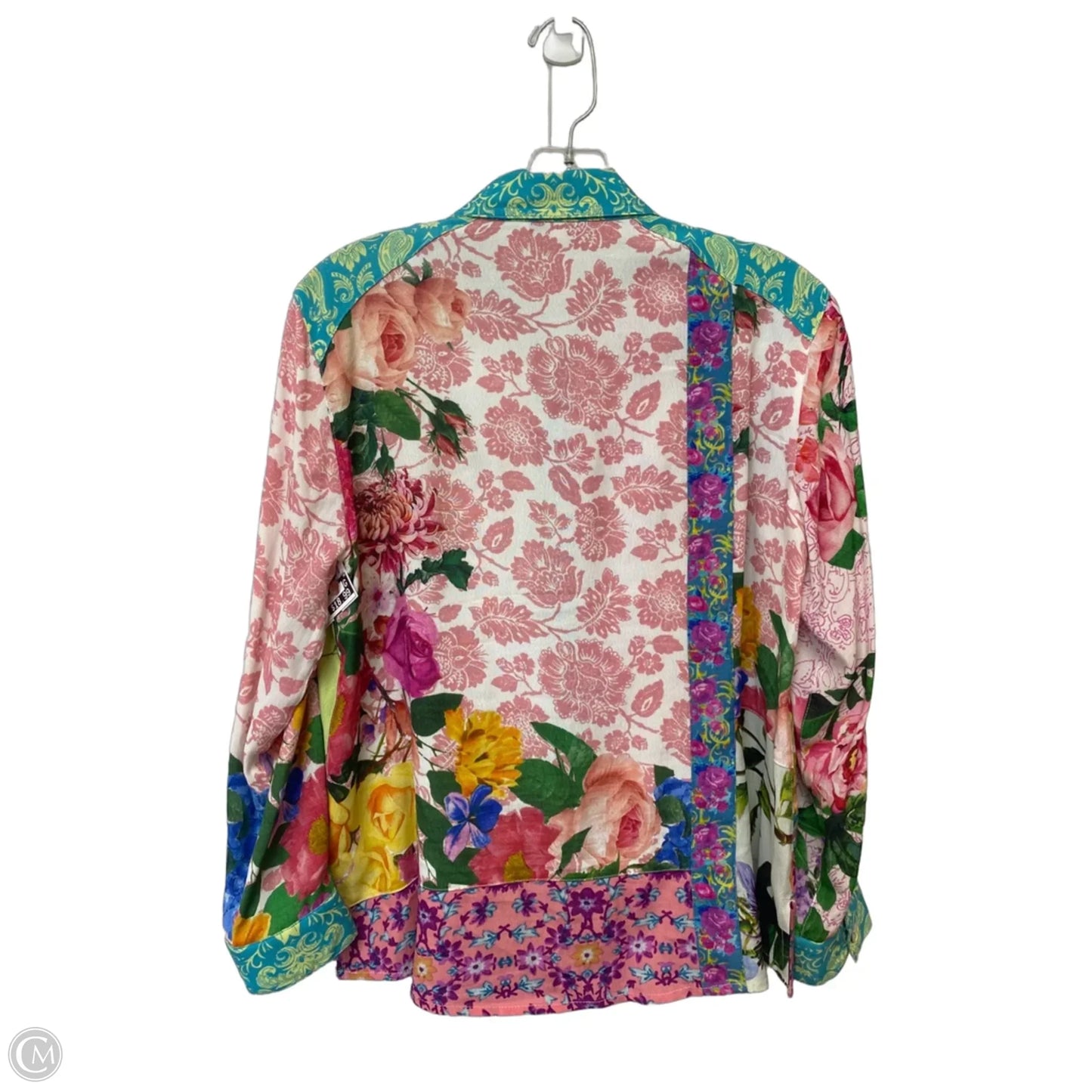 Top Long Sleeve By John Mark In Animal Print, Size: Sp
