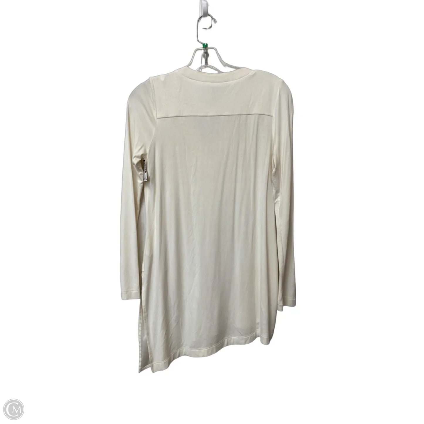 Top Long Sleeve By White House Black Market In Cream, Size: Xxs