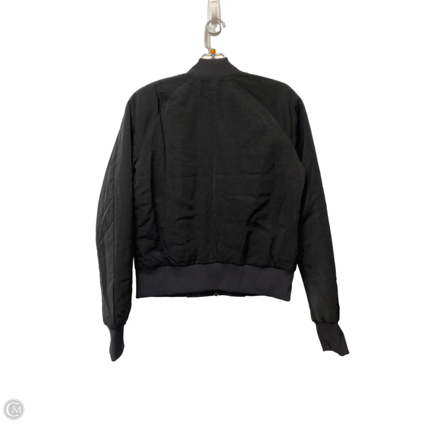 Athletic Jacket By Lululemon In Black, Size: 4