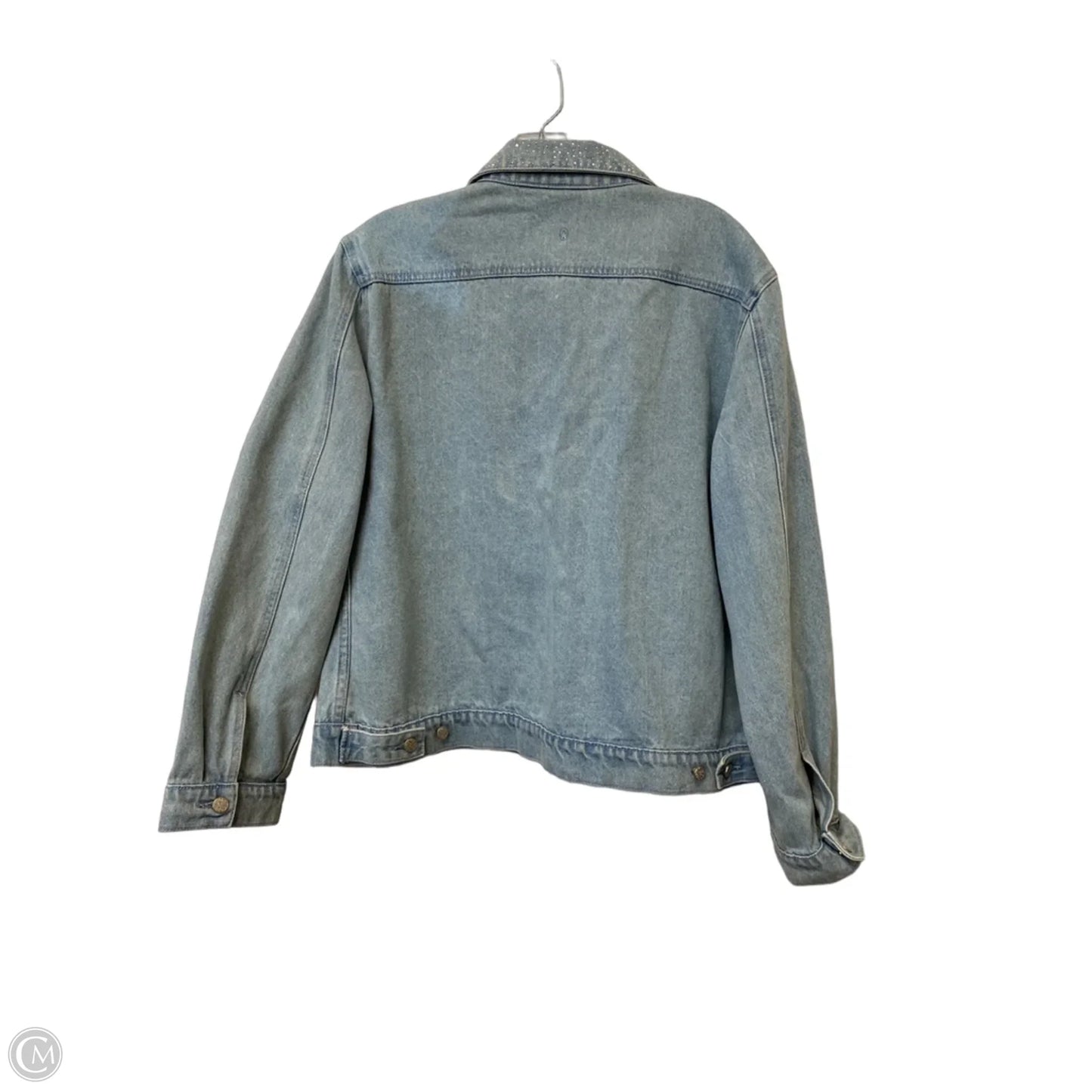 Jacket Denim By Christine Alexander In Blue Denim, Size: Xl
