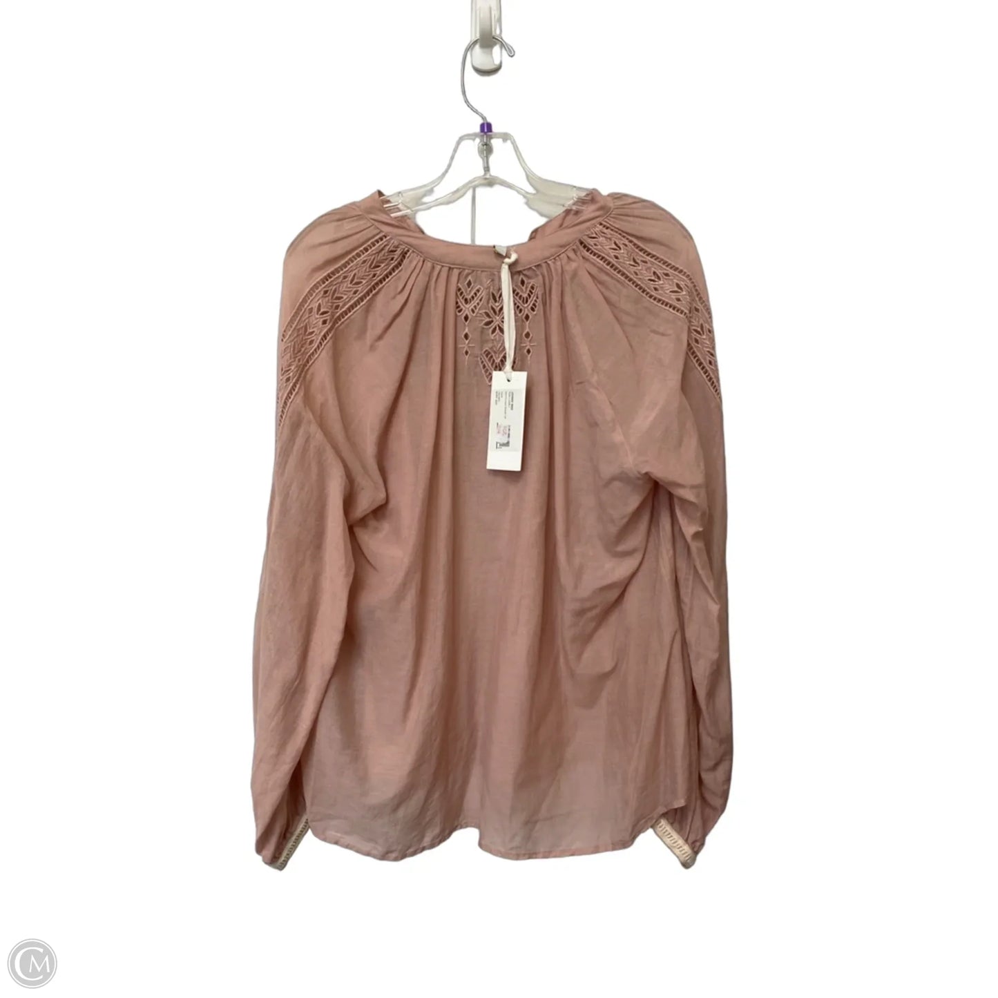 Top Long Sleeve By Johnny Was In Striped Pattern, Size: M