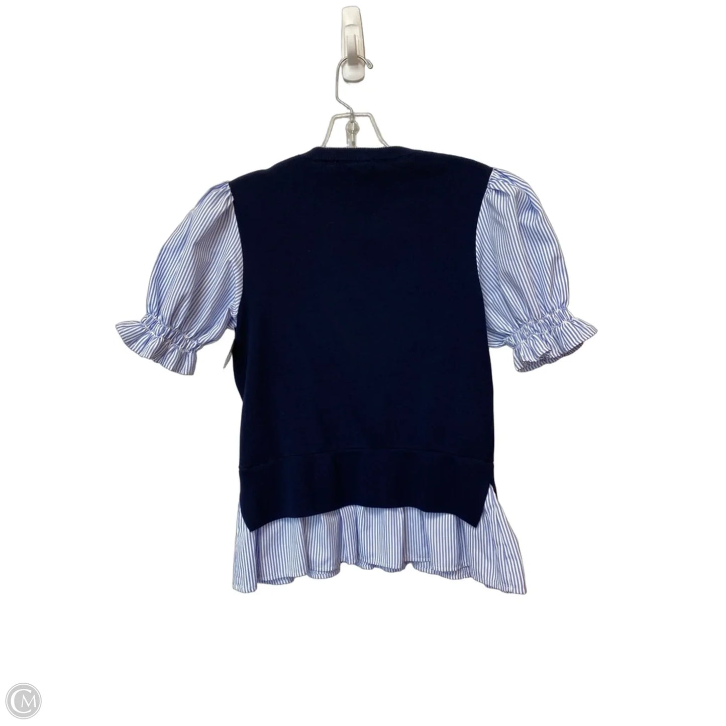 Top Short Sleeve By Nanette By Nanette Lepore In Blue, Size: S