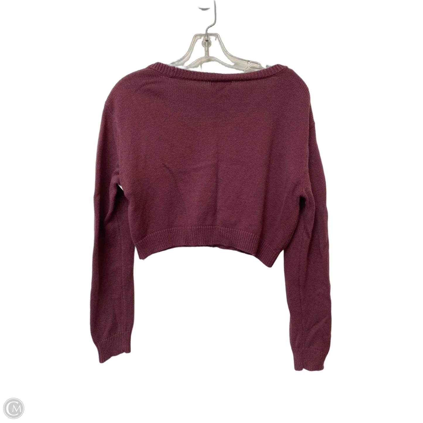 Sweater Cardigan By Wild Fable In Purple, Size: M