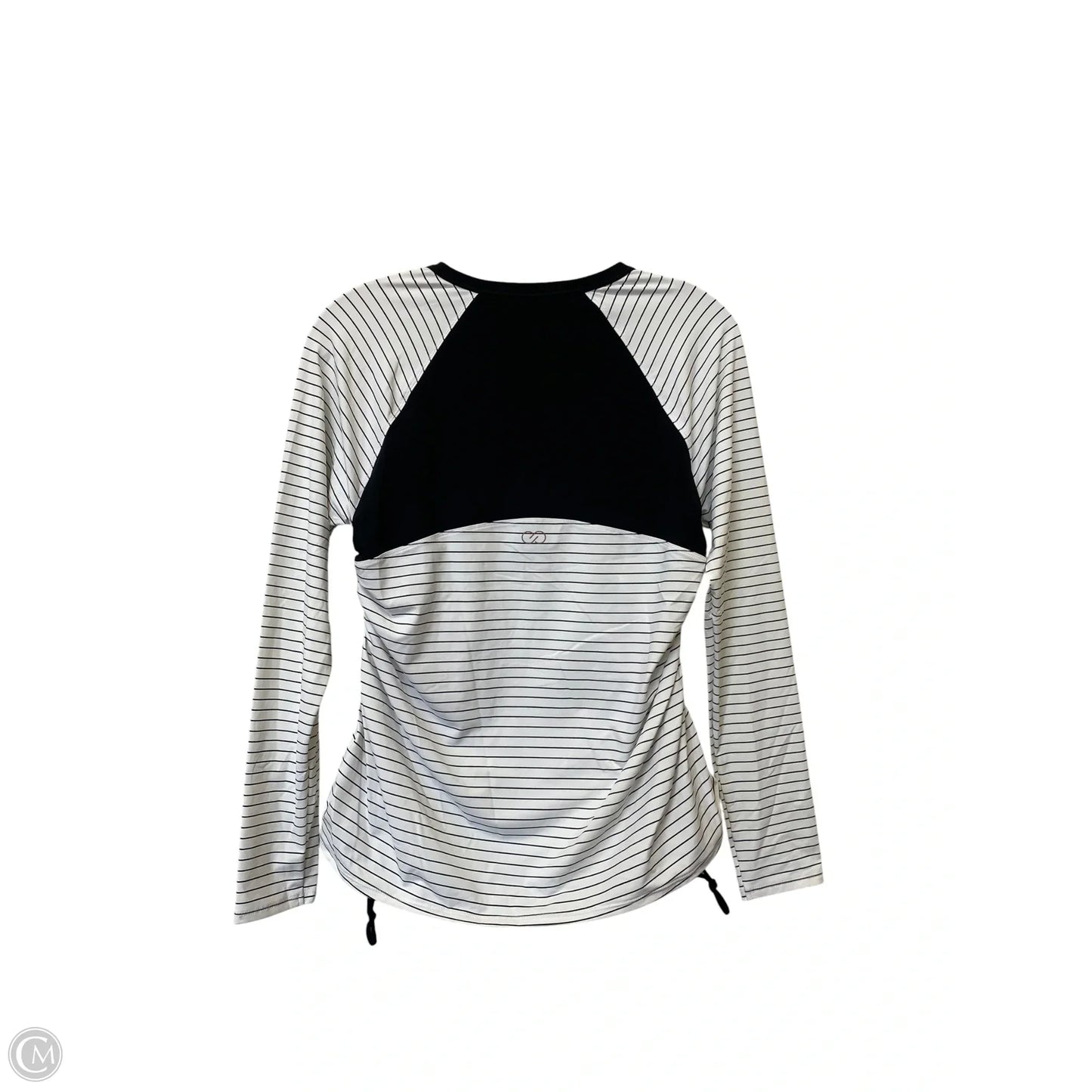 Athletic Top Long Sleeve Crewneck By Calia In Striped Pattern, Size: M