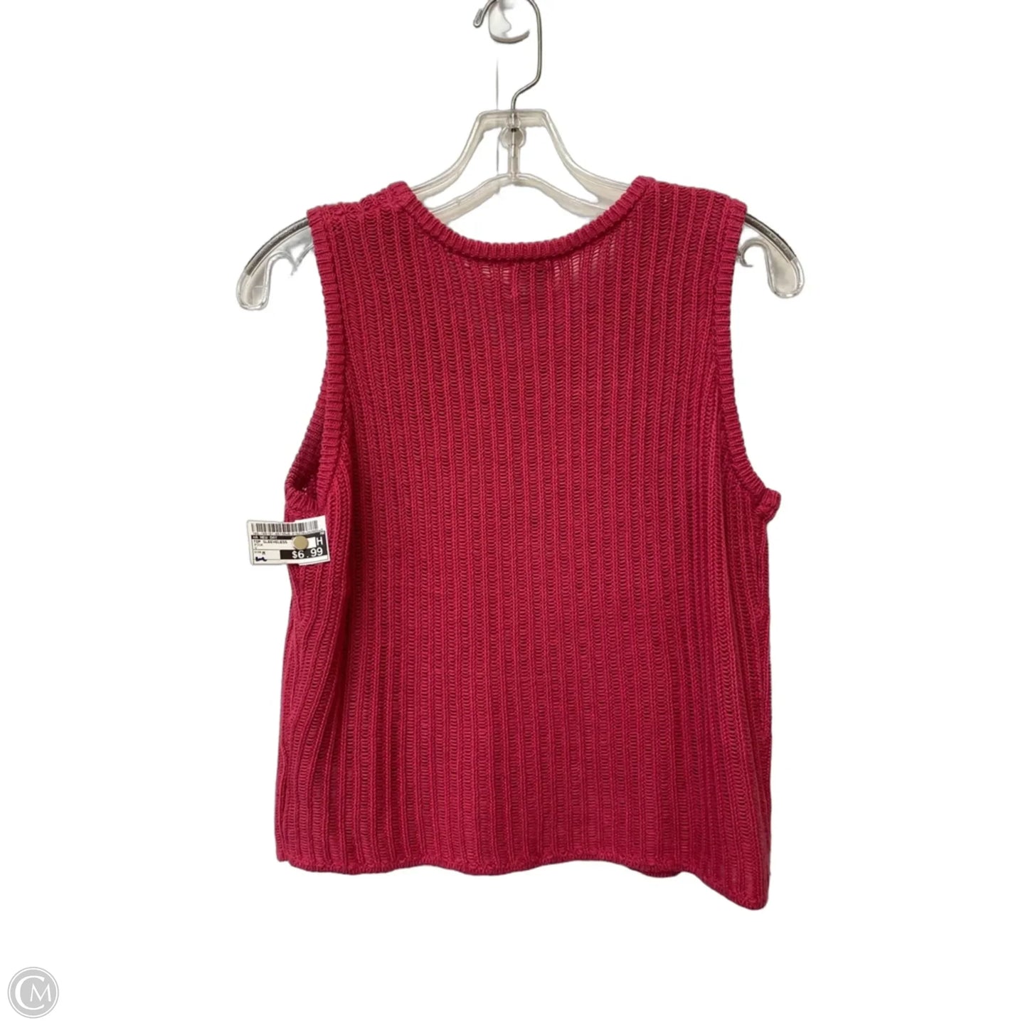 Top Sleeveless By A New Day In Pink, Size: M