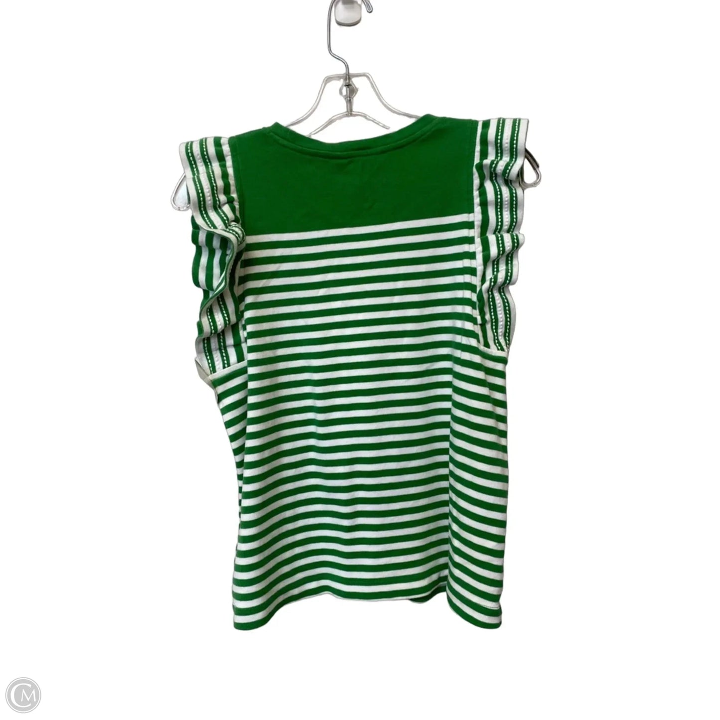Top Sleeveless By Crown And Ivy In Striped Pattern, Size: S