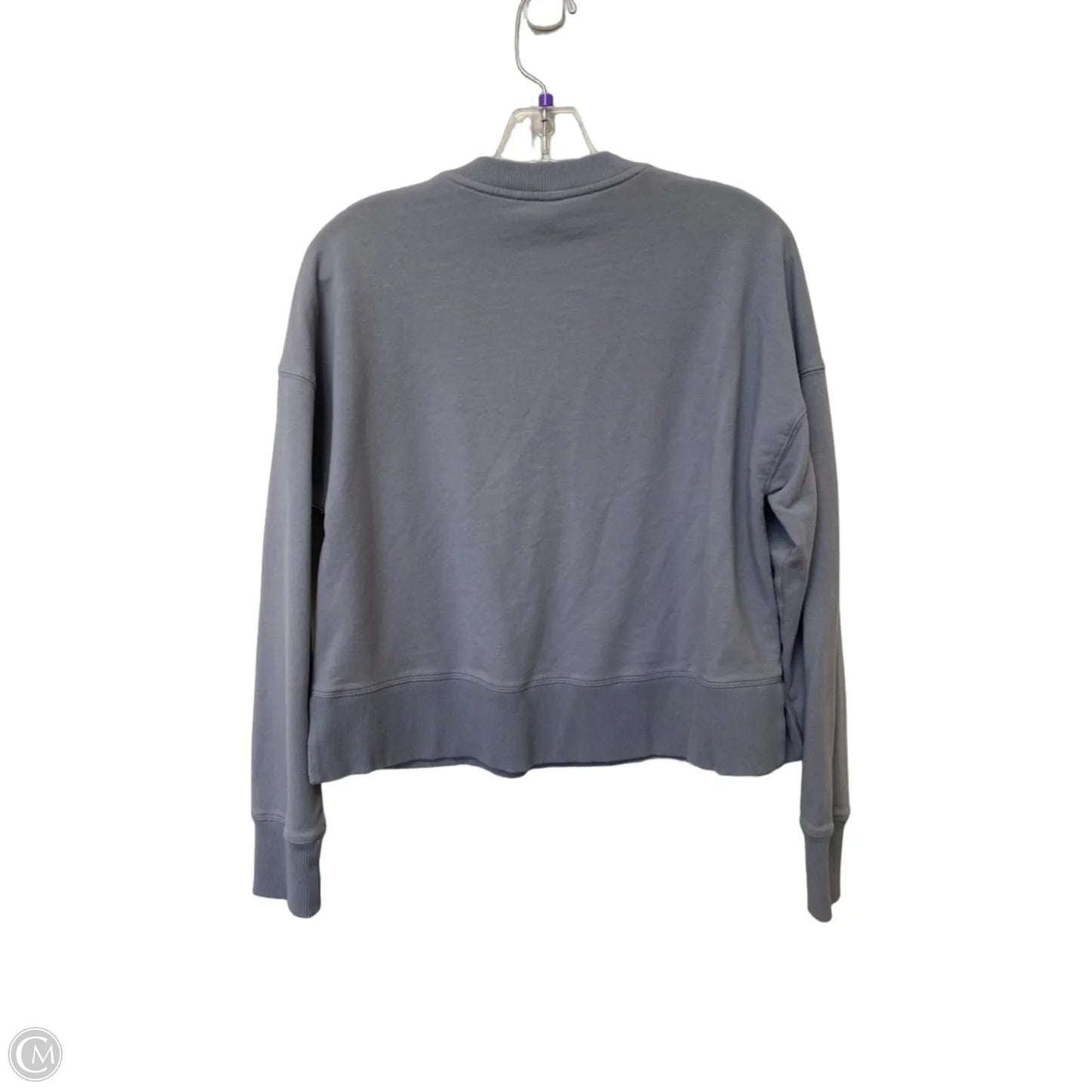 Top Long Sleeve By Vuori In Grey, Size: S