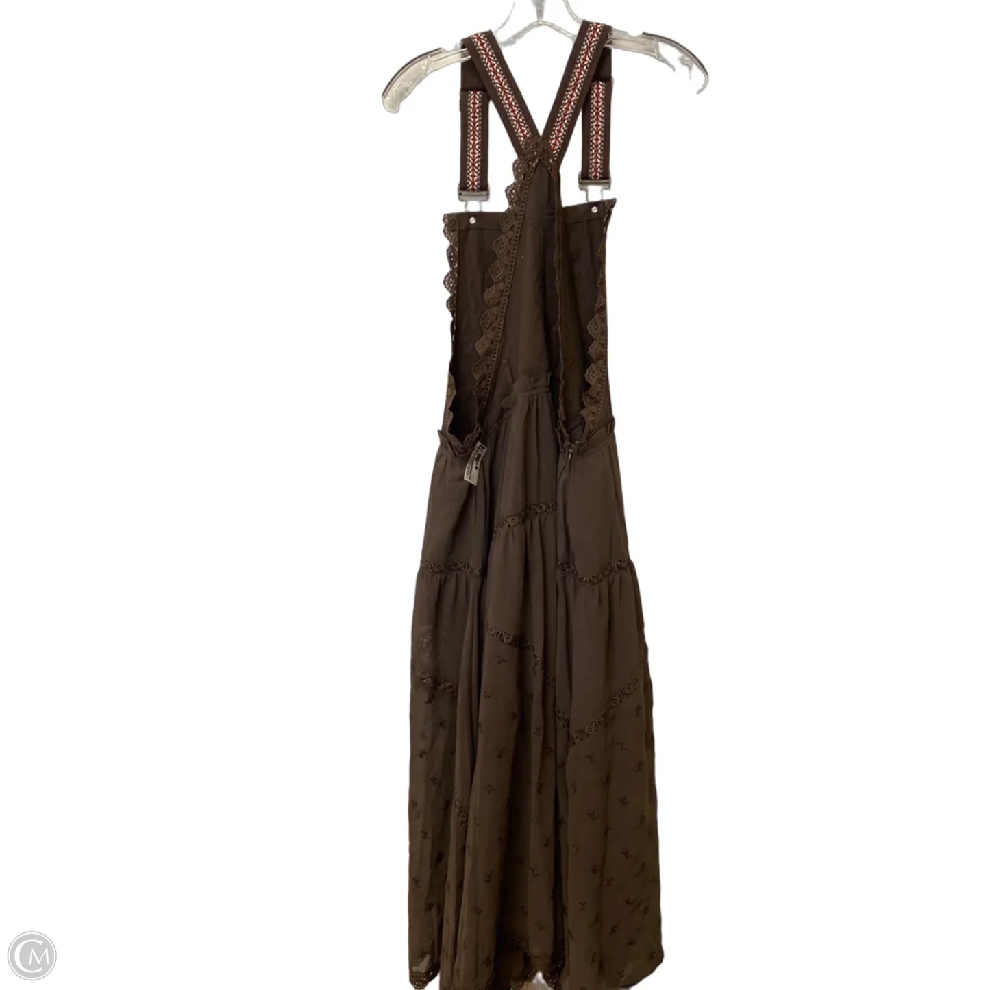 Dress Casual Maxi By Cmf In Brown, Size: S