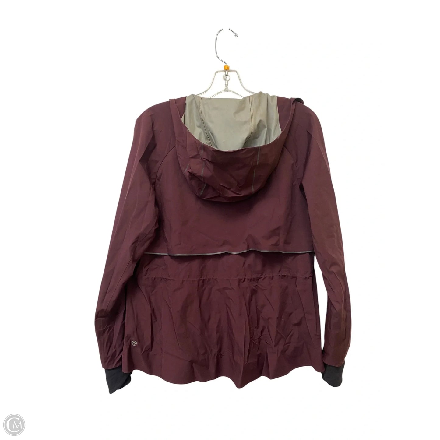 Jacket Windbreaker By Lululemon In Maroon, Size: 6