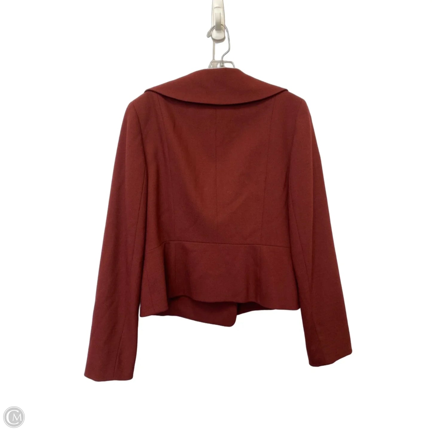 Blazer By Ann Taylor In Maroon, Size: 6