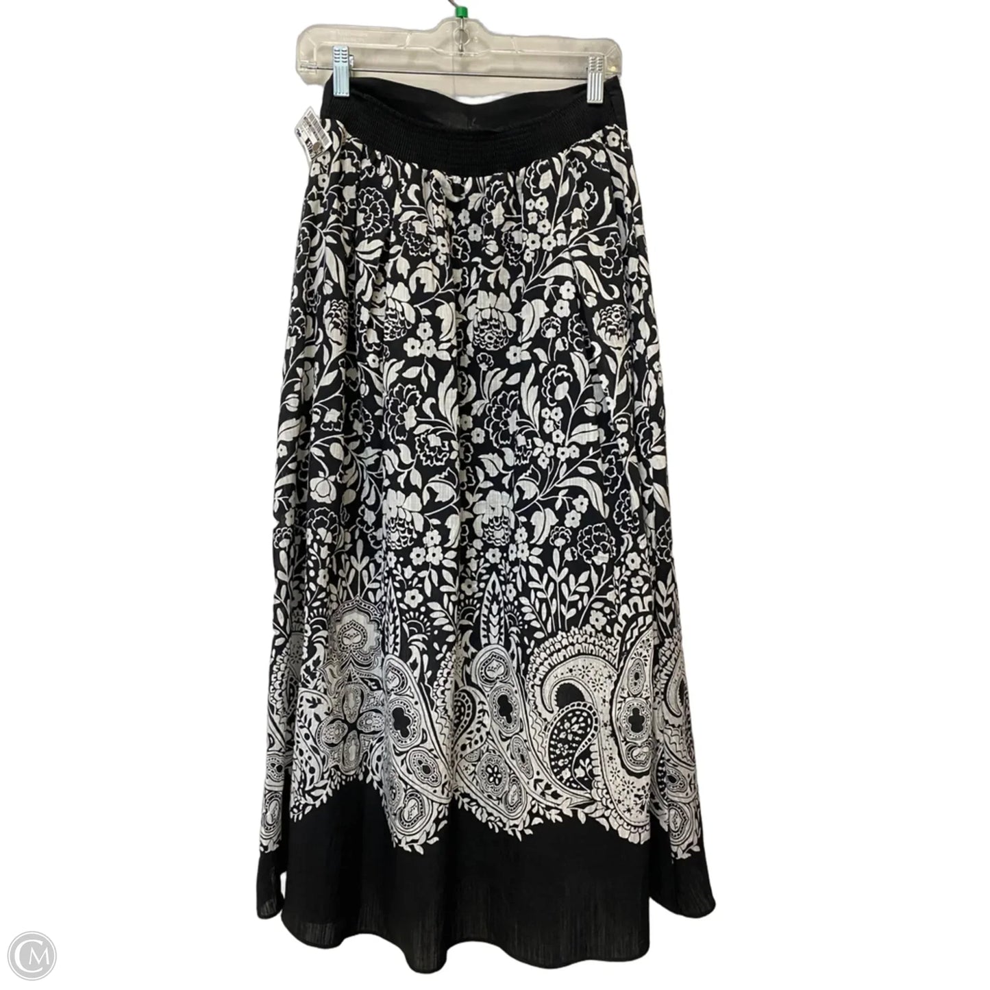 Skirt Maxi By White House Black Market In Black & White, Size: 4