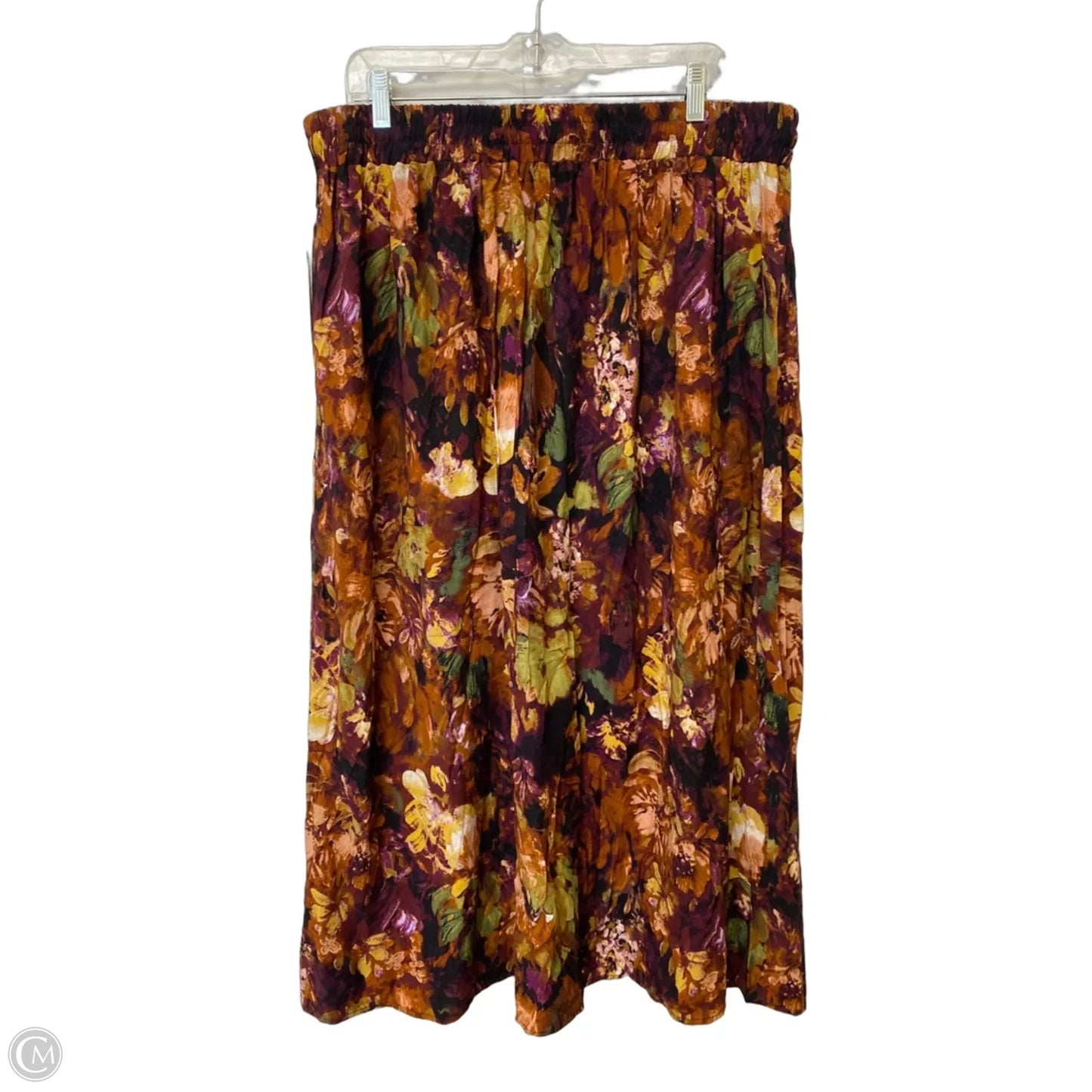 Skirt Maxi By Clothes Mentor In Floral Print, Size: Xl