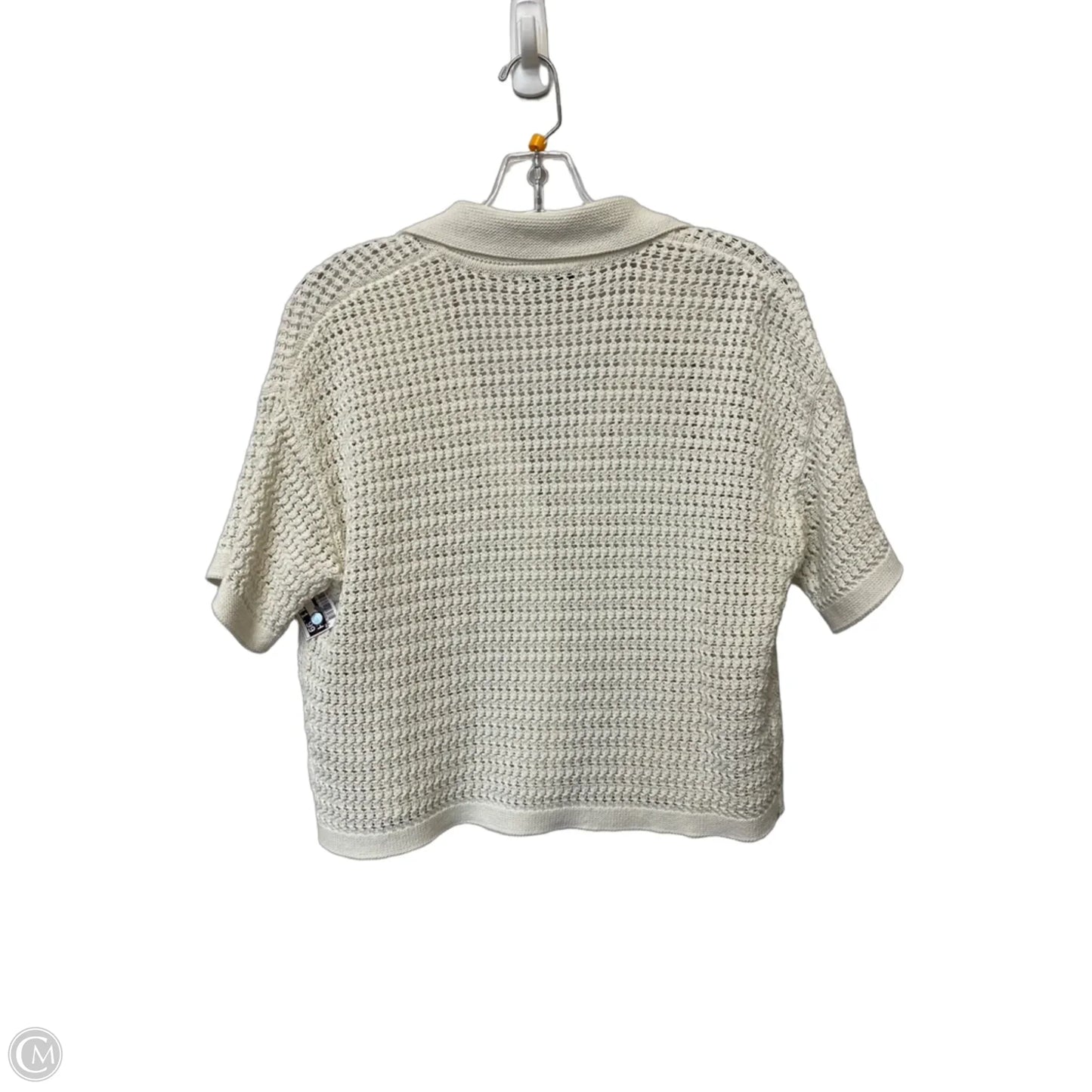 Top Short Sleeve By Madewell In White, Size: S
