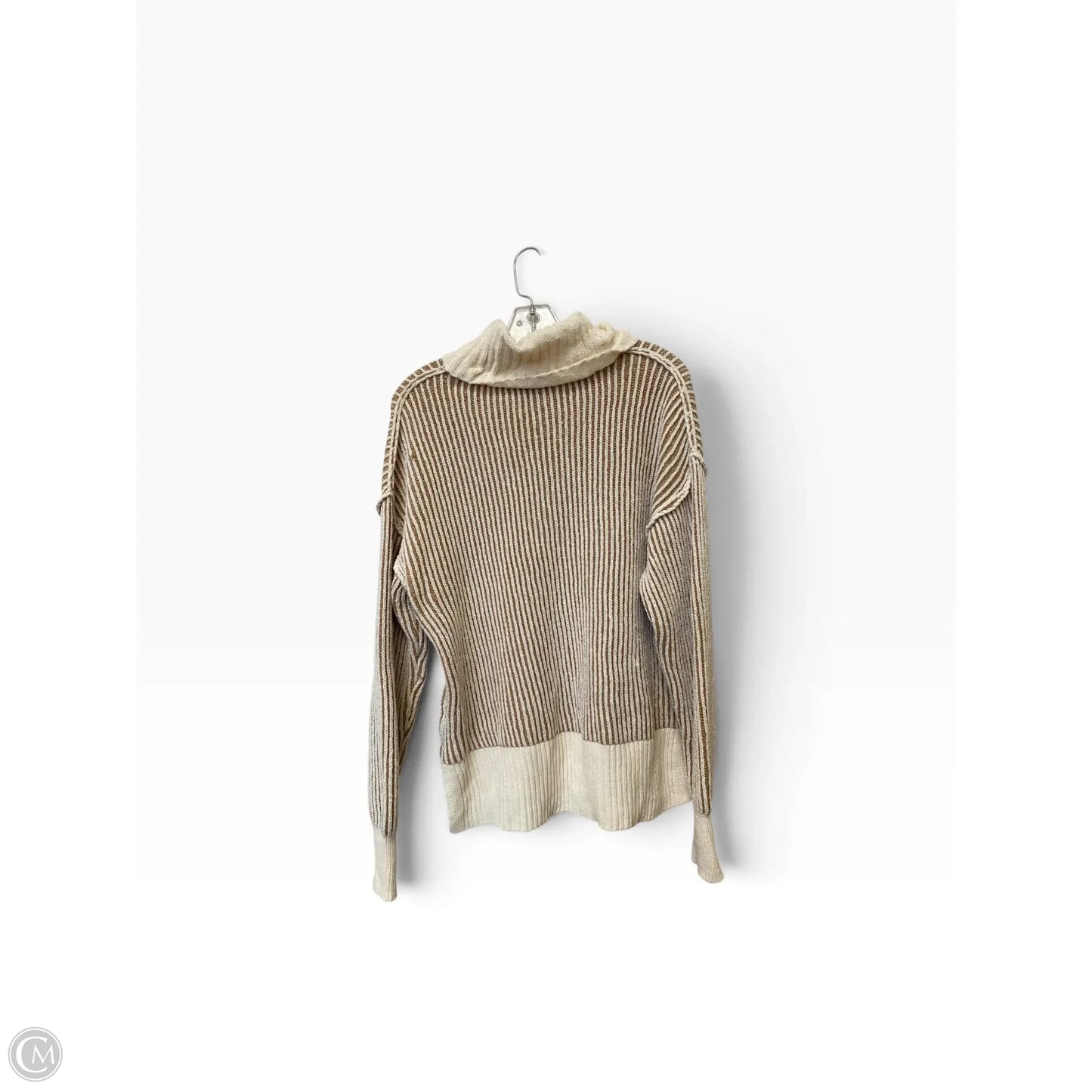 Sweater By Hem & Thread In Striped Pattern, Size: L
