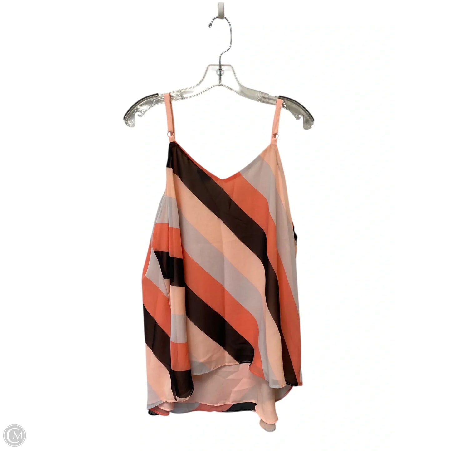 Top Sleeveless By Torrid In Pink, Size: 1x