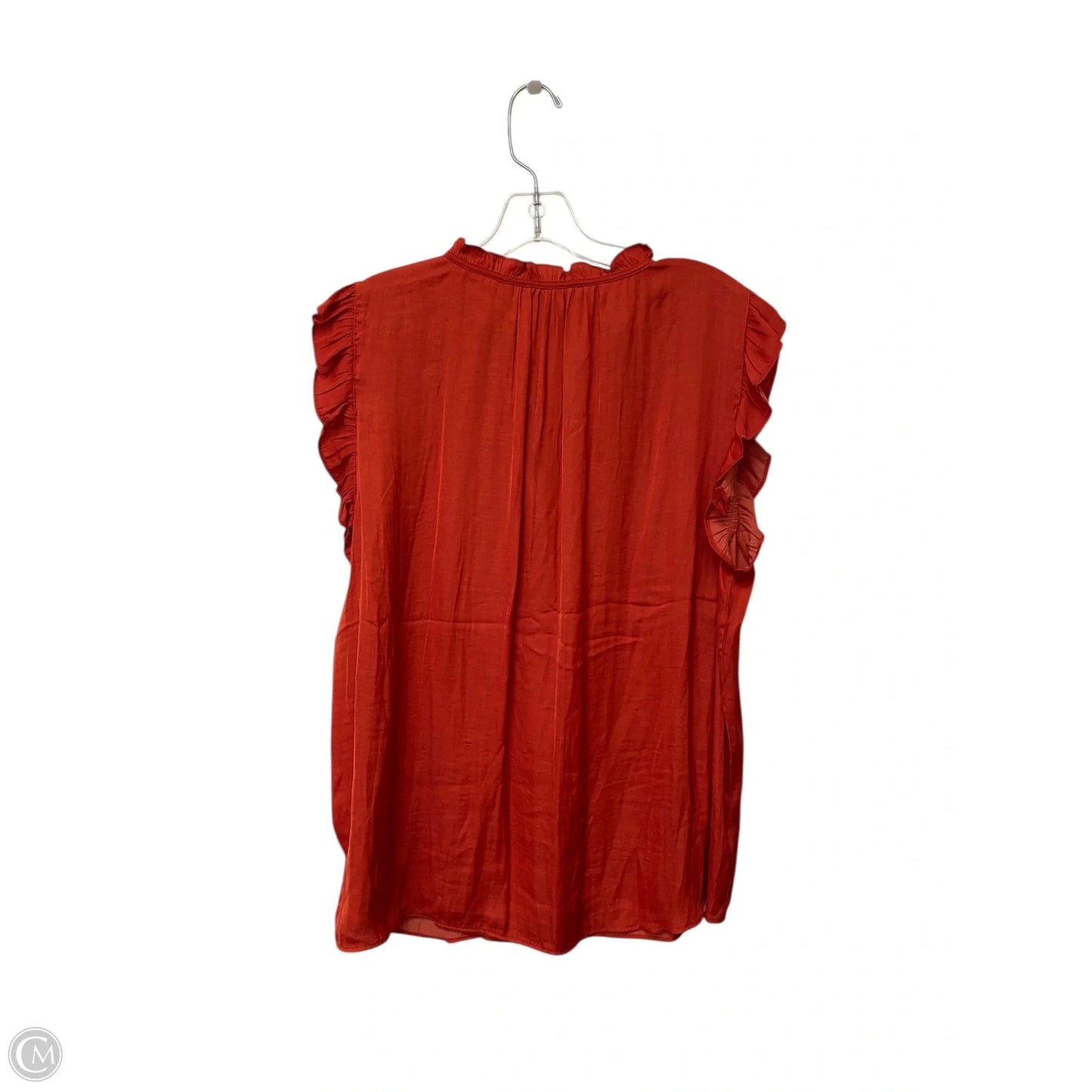 Top Sleeveless By Clothes Mentor In Orange, Size: Xl
